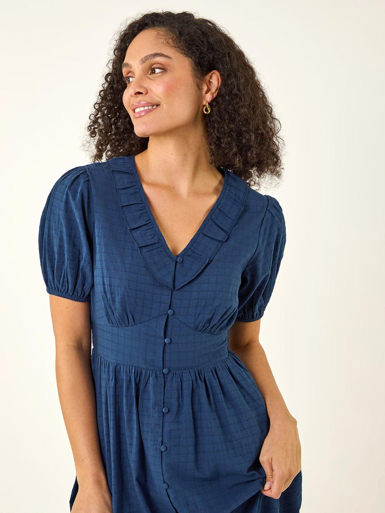 roman-textured-frill-midi-dressdetail