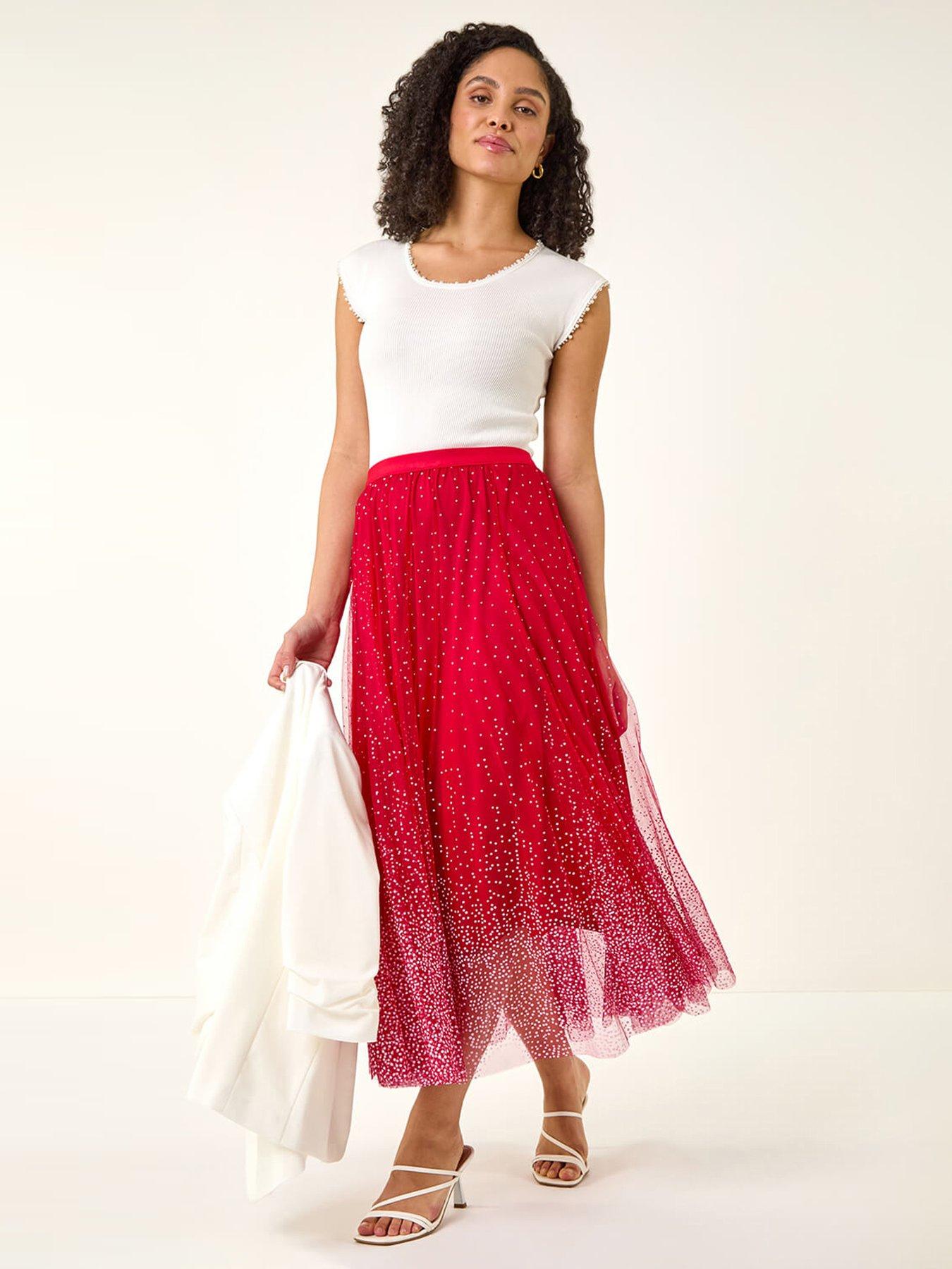 roman-polka-dot-print-elasticated-mesh-skirtback