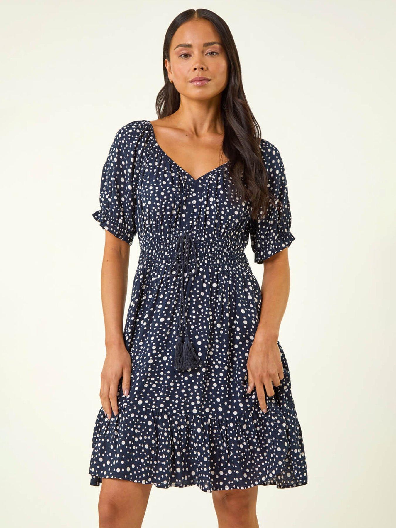 roman-petite-ditsy-spot-frill-dressback