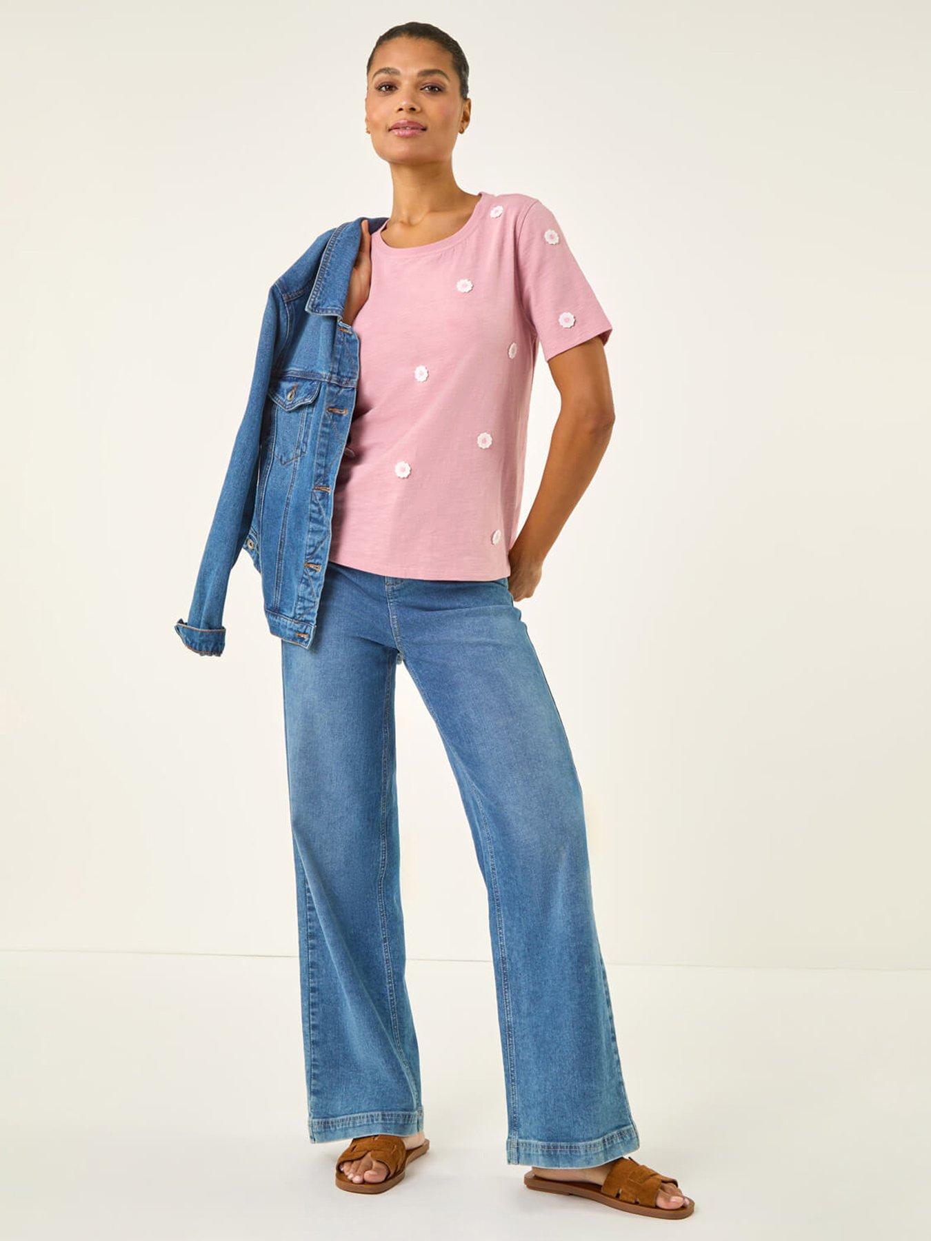 roman-textured-floral-stretch-t-shirtback
