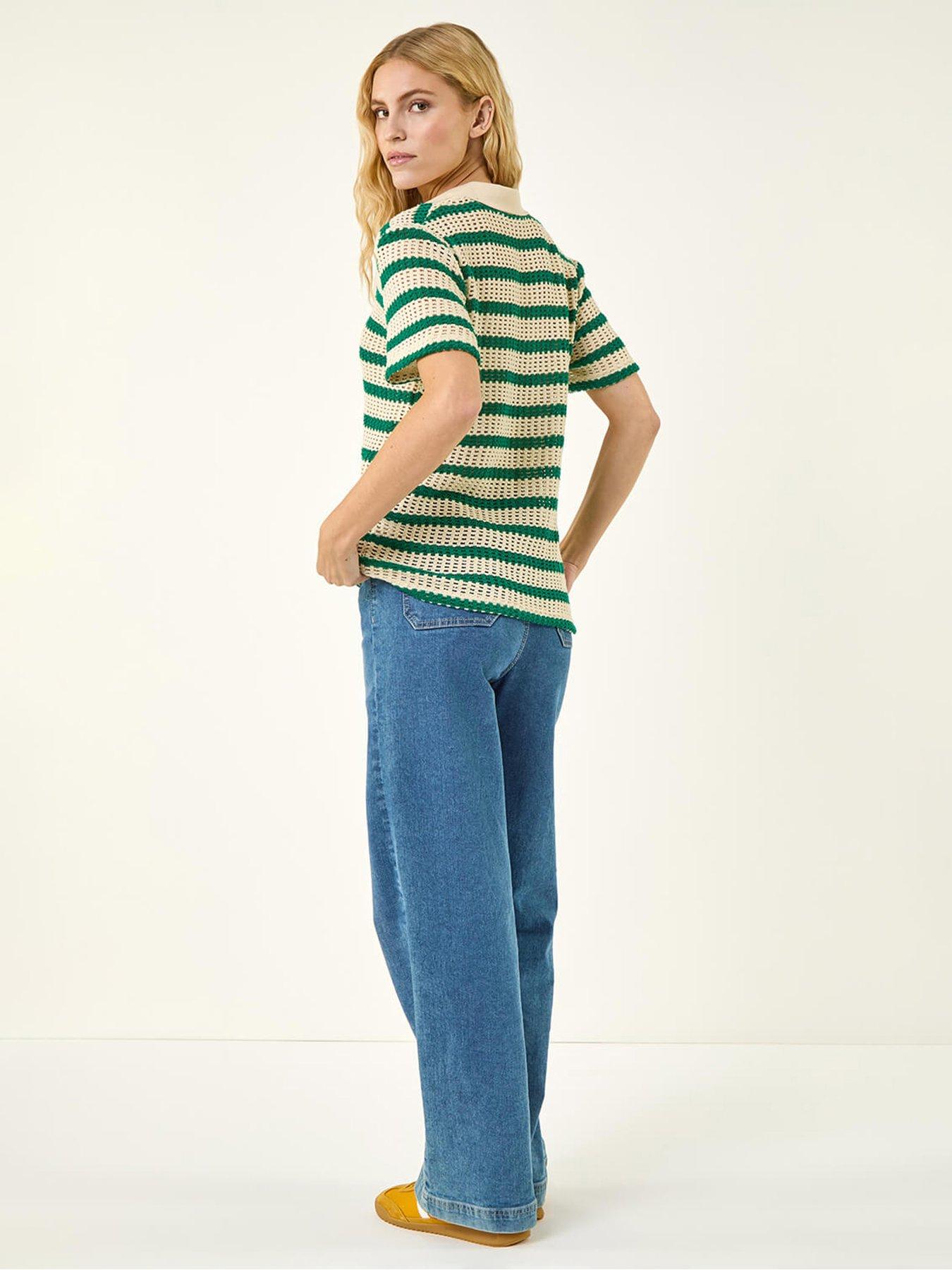roman-stripe-crochet-collar-knit-topstillFront