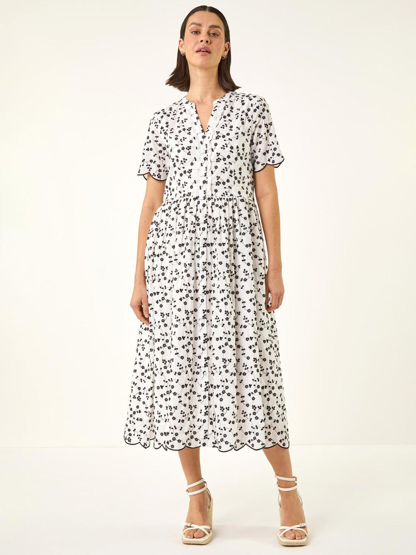 roman-embroidered-buttoned-midi-dress
