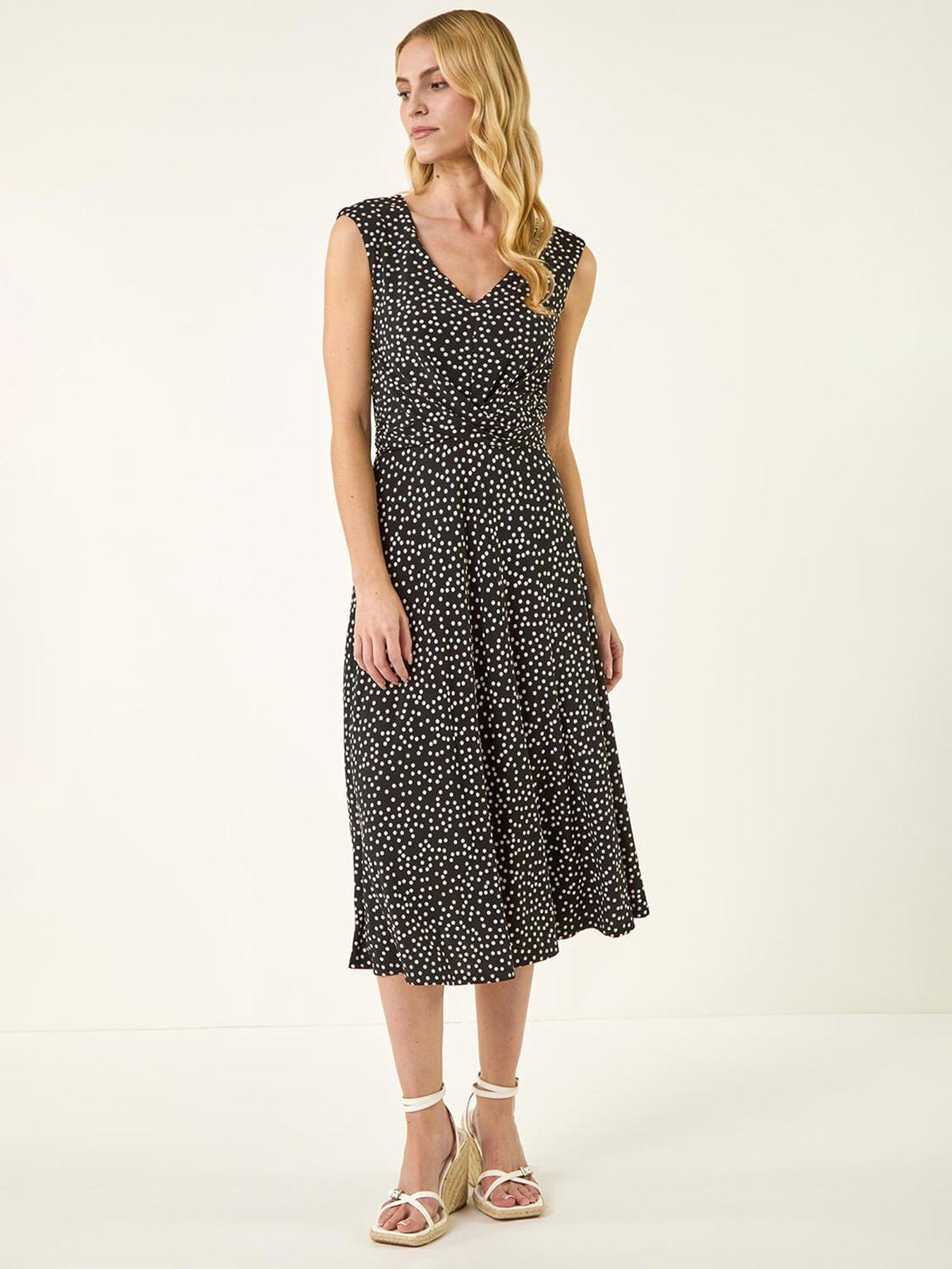 roman-spot-print-twist-front-dressfront