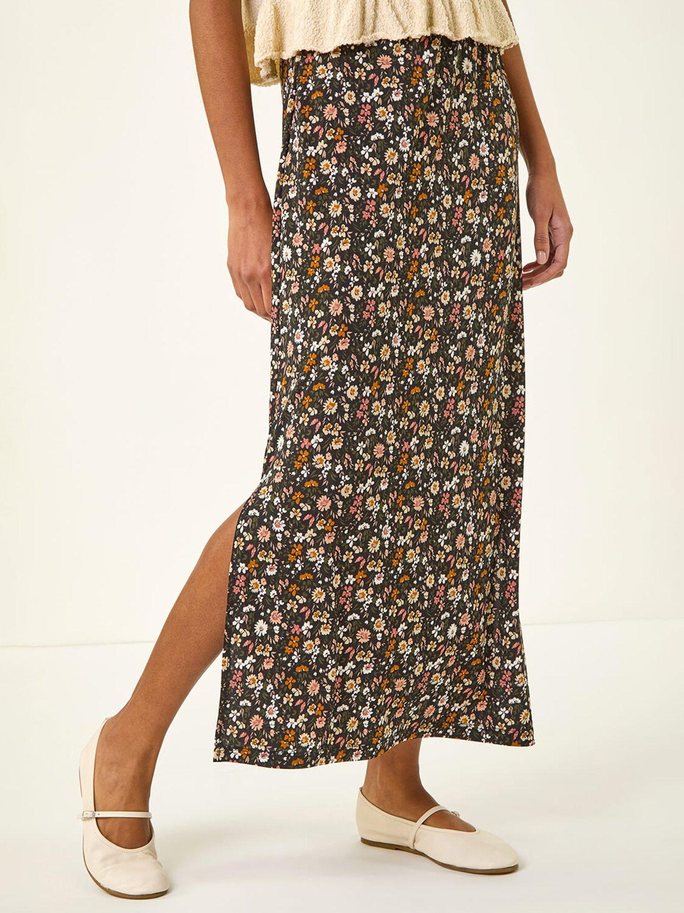 roman-ditsy-floral-stretch-maxi-skirtfront