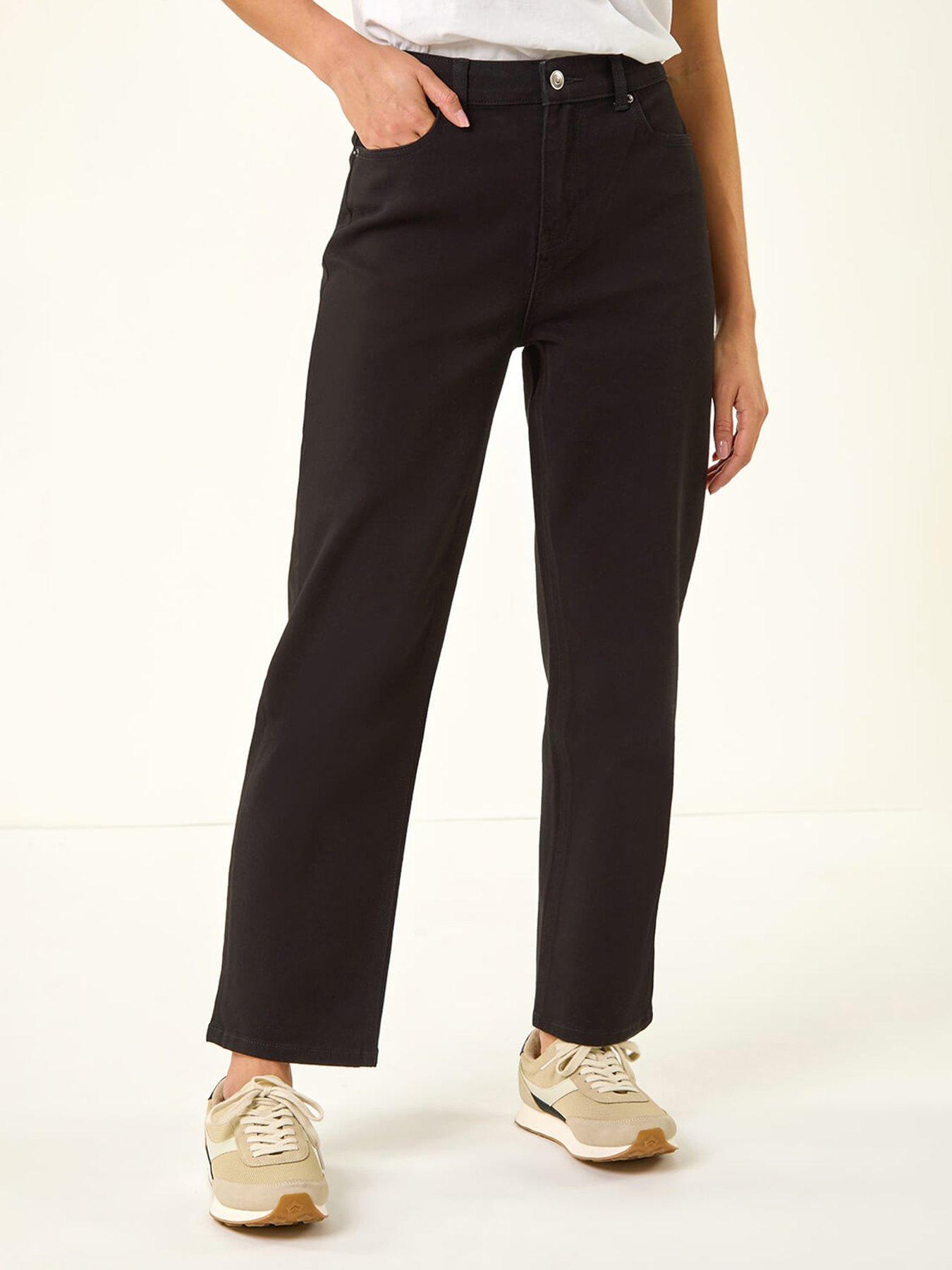 Roman Petite Stretch Straight Leg Trousers