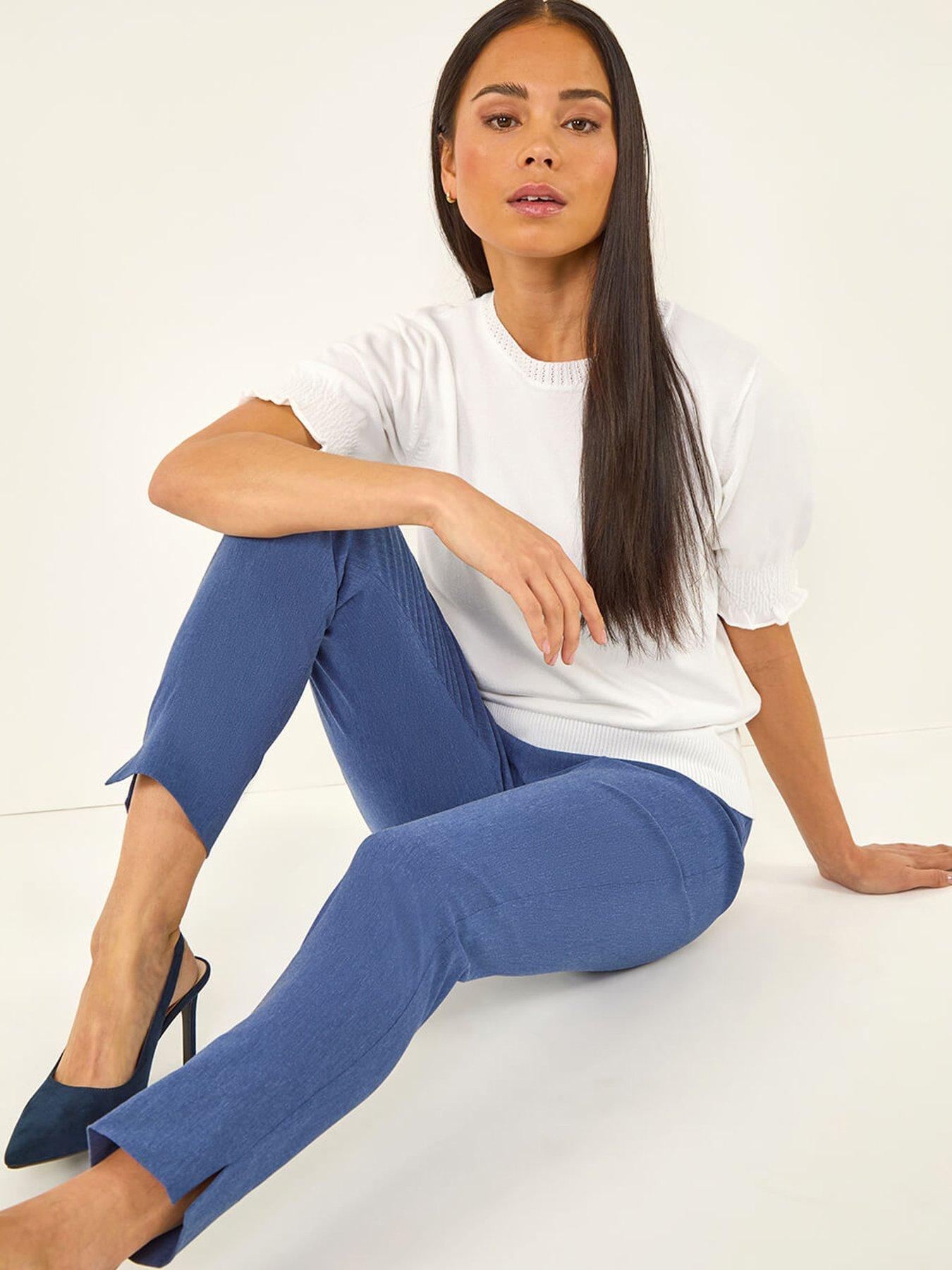 roman-petite-bengaline-stretch-trouserfront