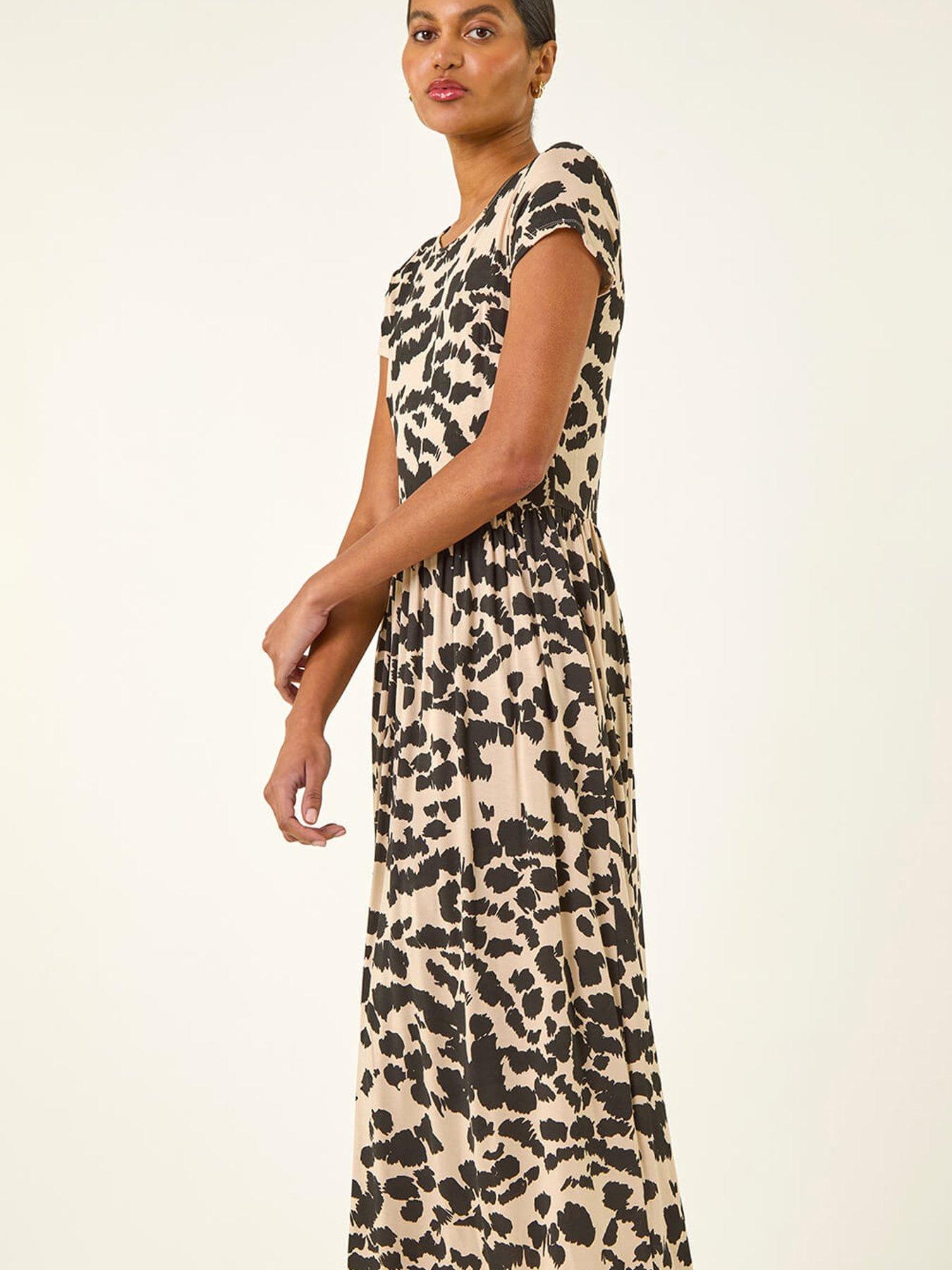 roman-abstract-print-stretch-midi-dressoutfit