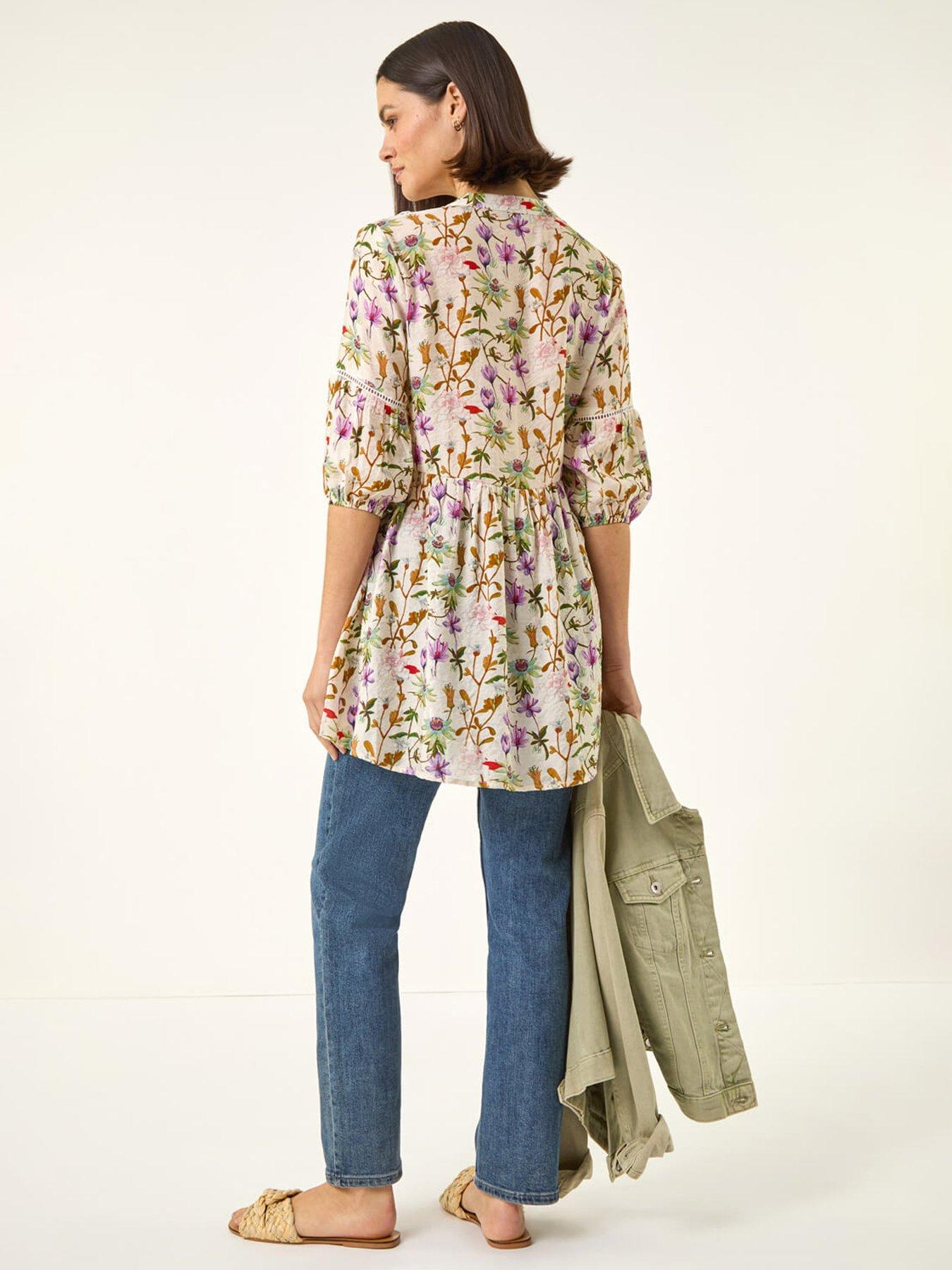 roman-floral-print-ladder-trim-overshirtstillFront
