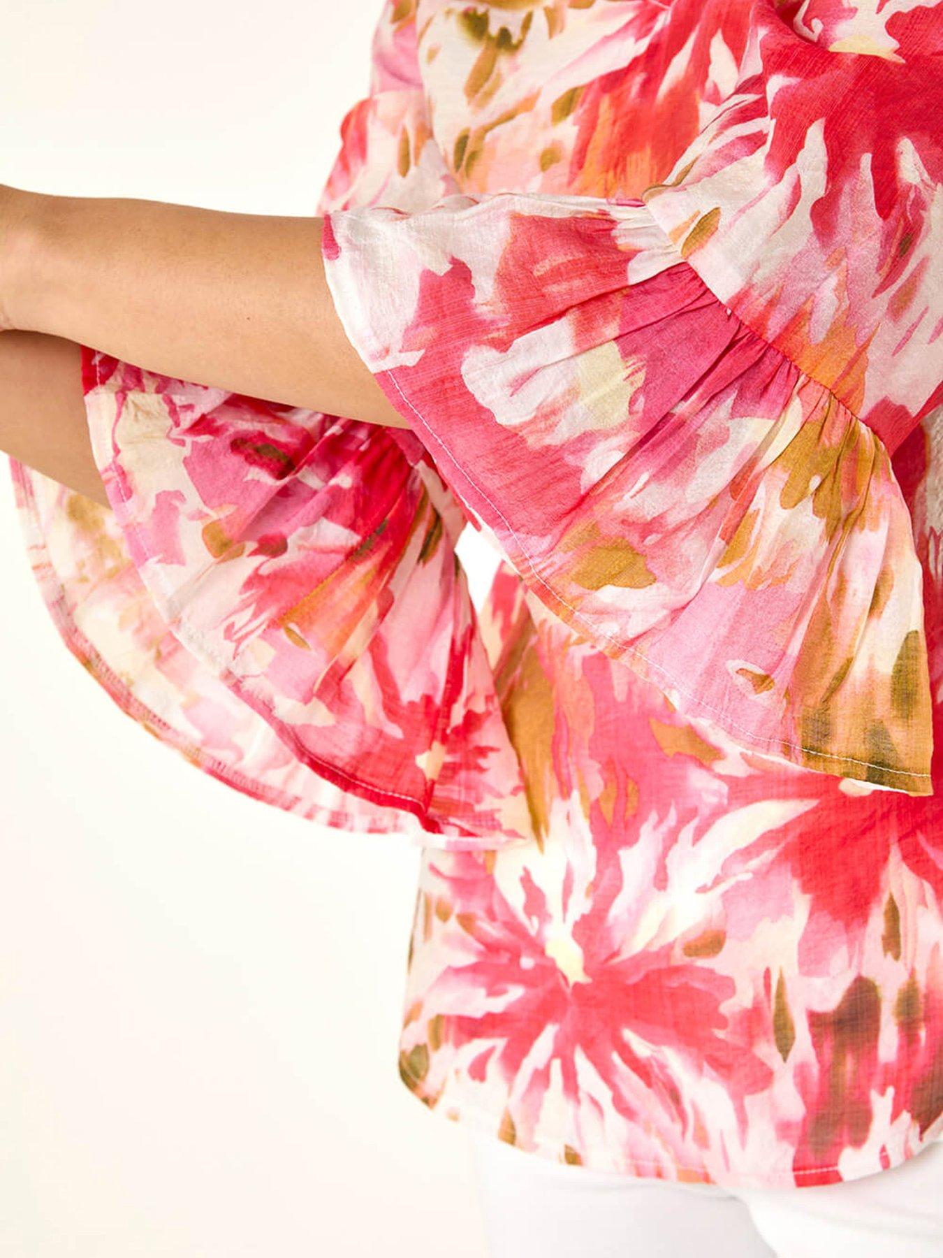 roman-abstract-floral-flare-sleeve-topdetail