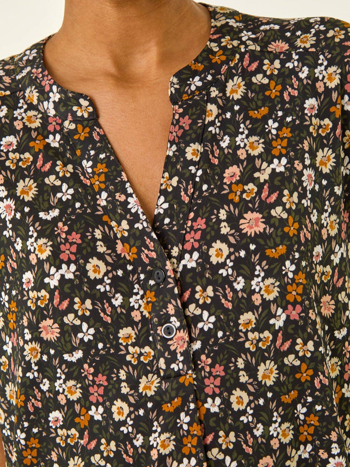 roman-floral-puff-print-collared-topdetail