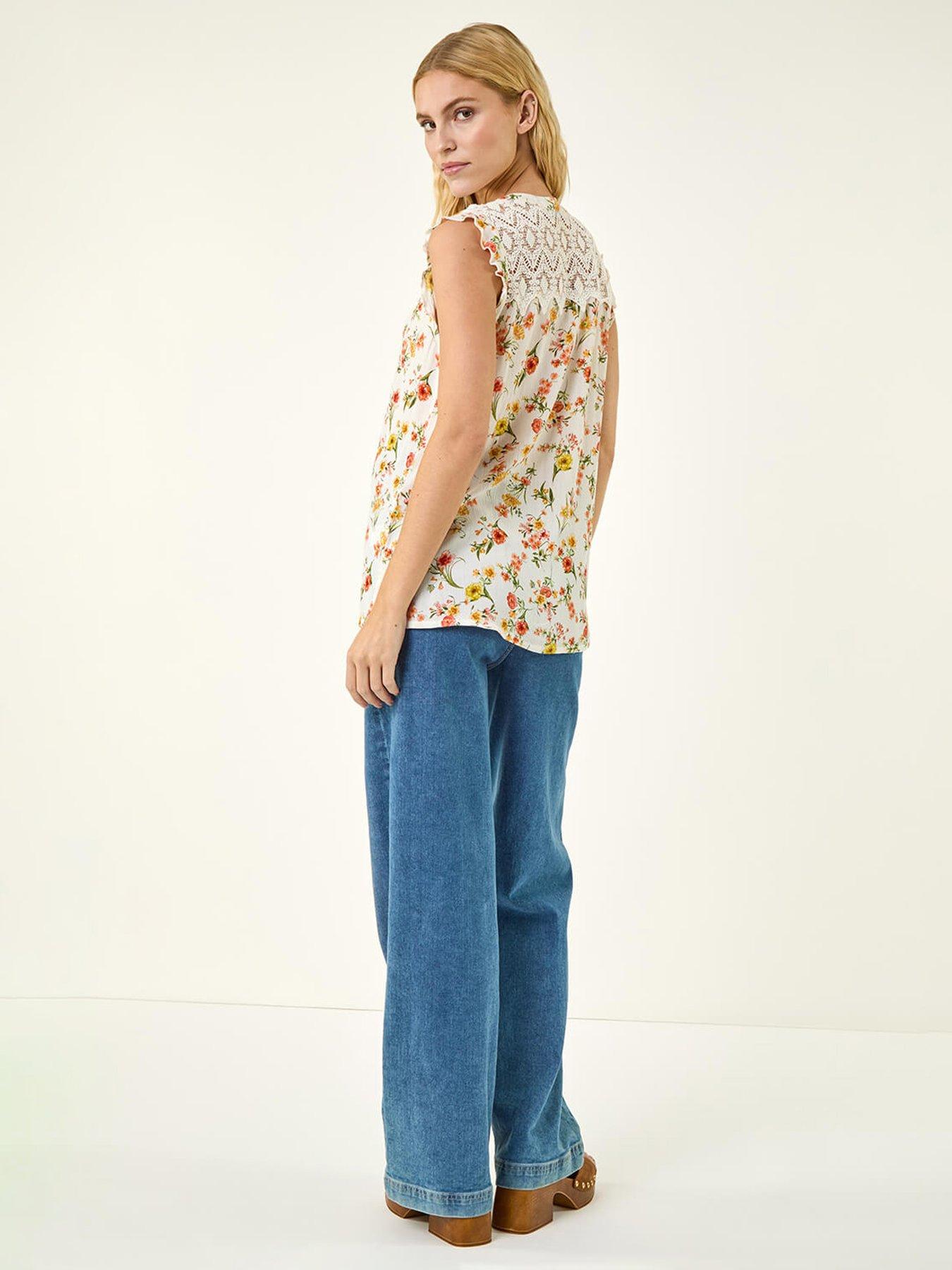 roman-floral-lace-sleeveless-blousestillFront