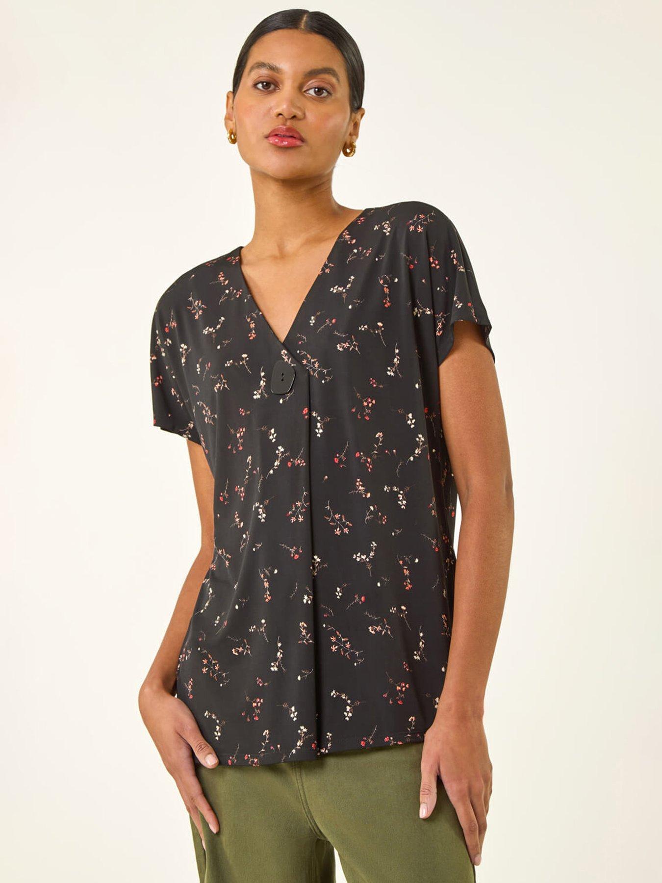 roman-floral-print-v-neck-topfront