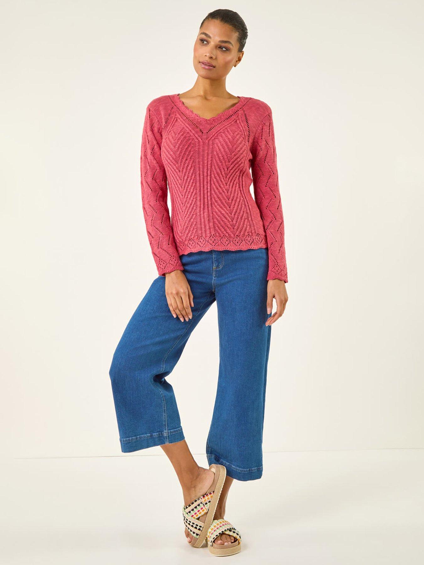 roman-scallop-v-neck-knit-jumperback