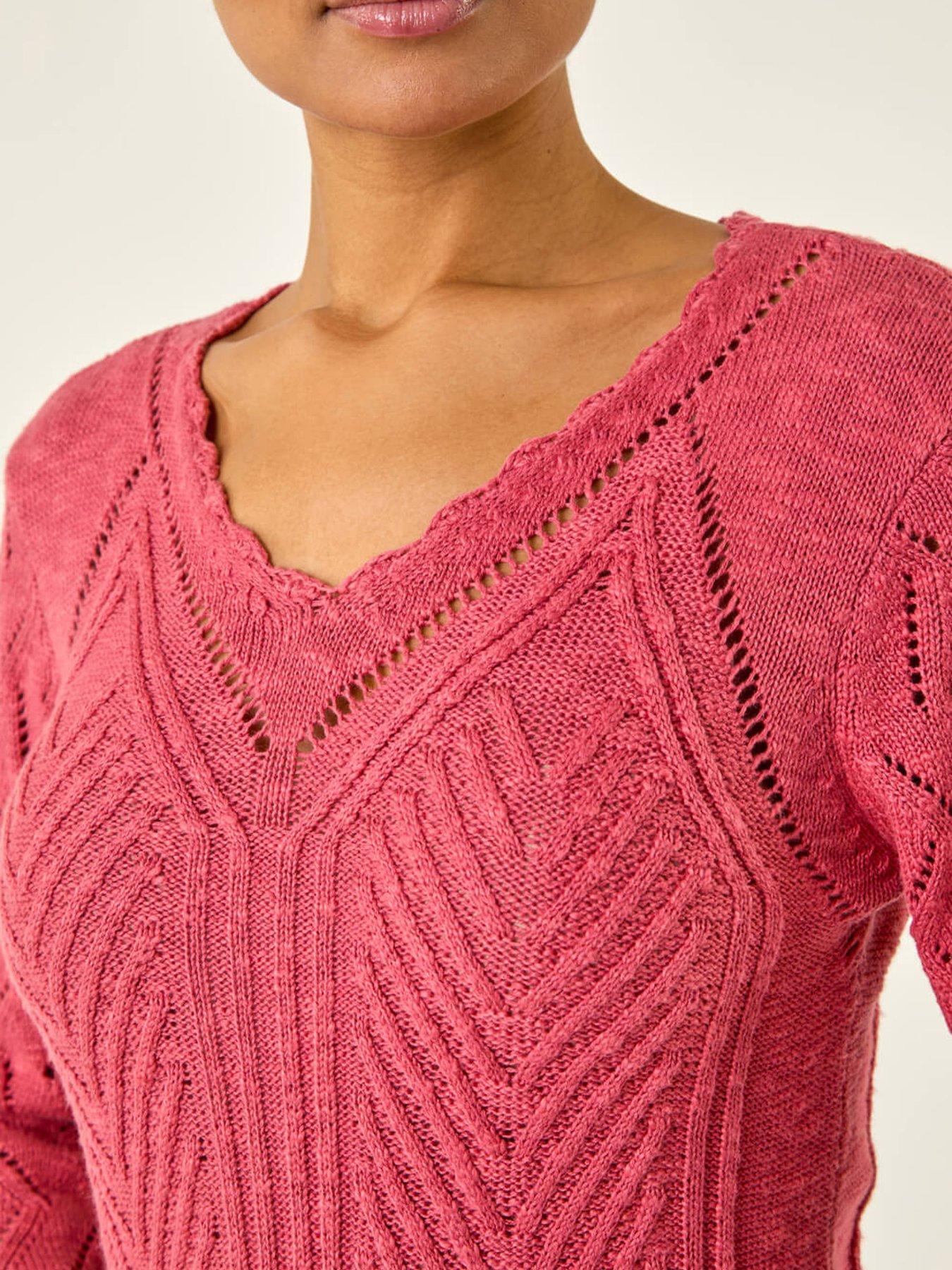 roman-scallop-v-neck-knit-jumperdetail