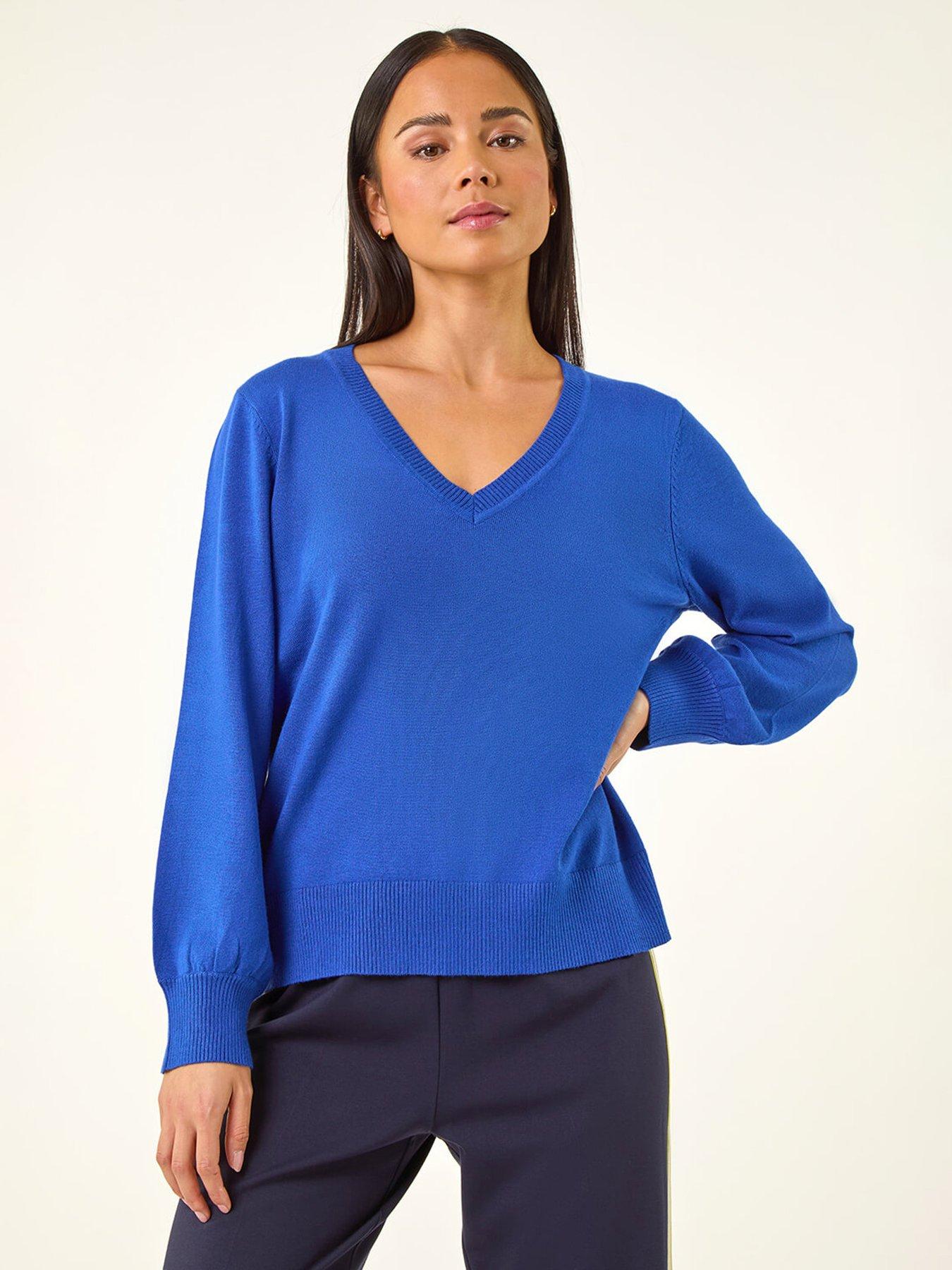 roman-petite-v-neck-knit-jumperfront