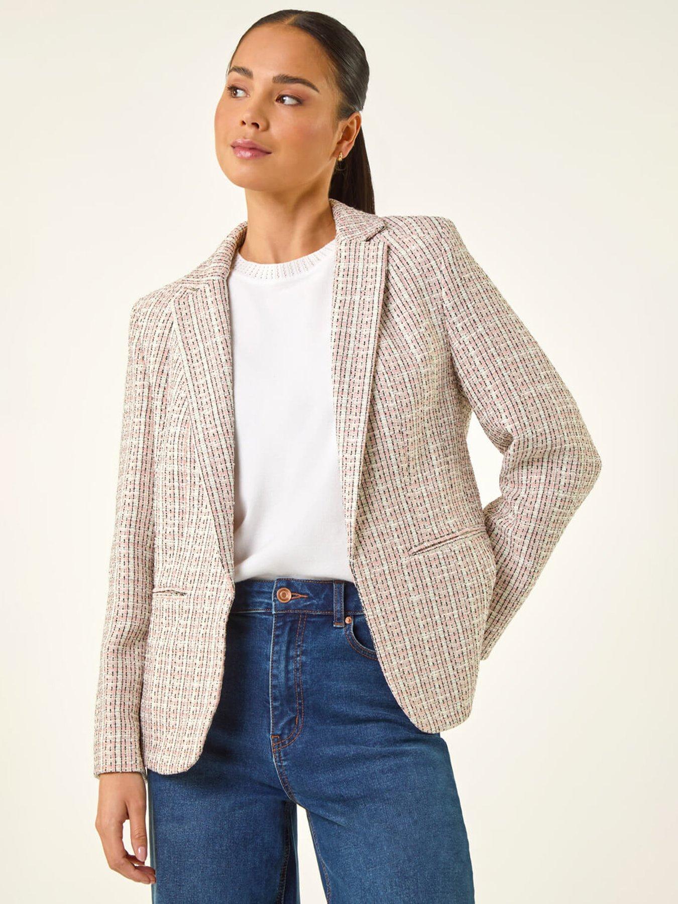 roman-petite-boucle-revere-collar-blazerfront