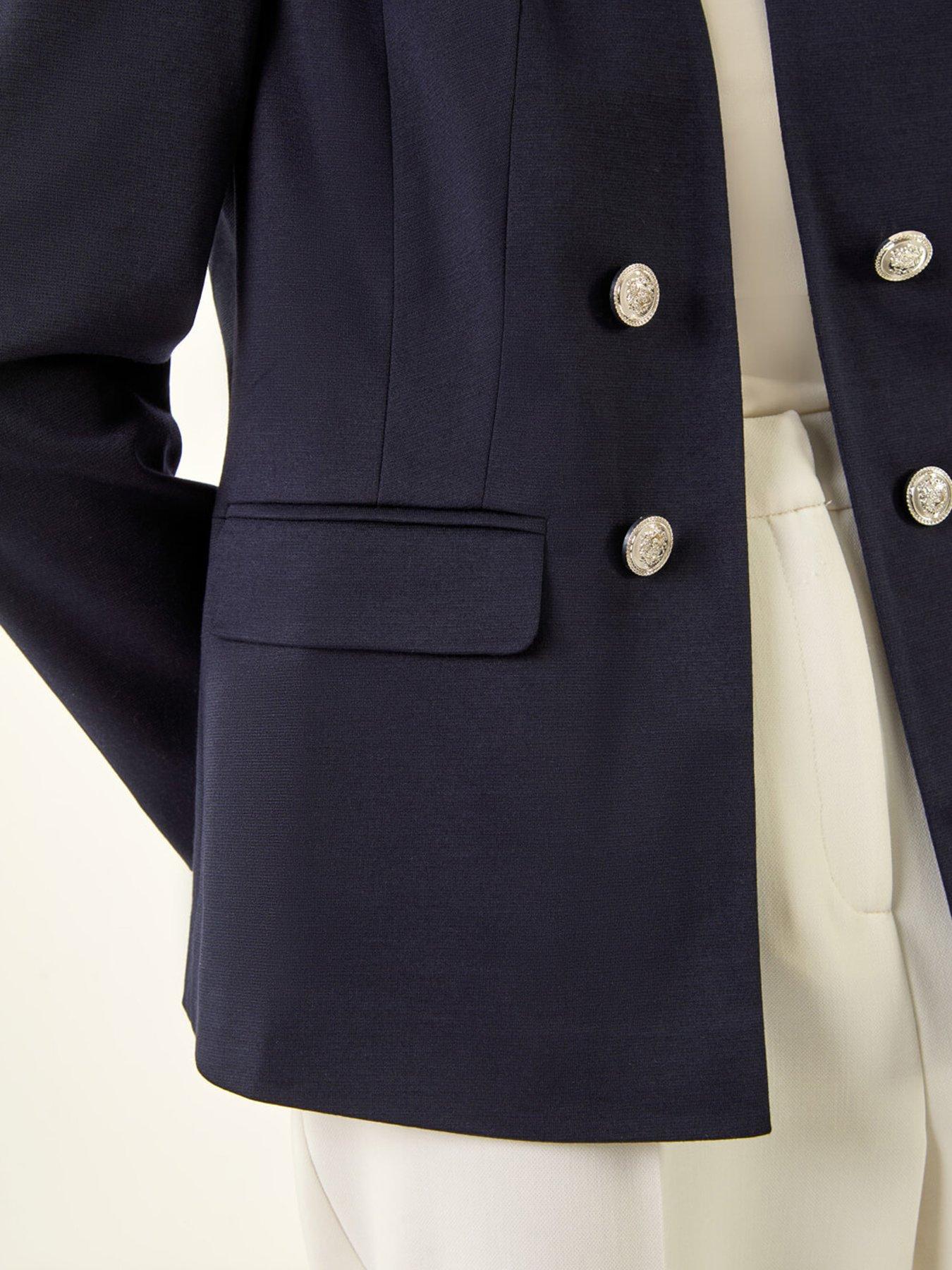 Image 5 of 5 of Roman Petite Pocket Ponte Blazer