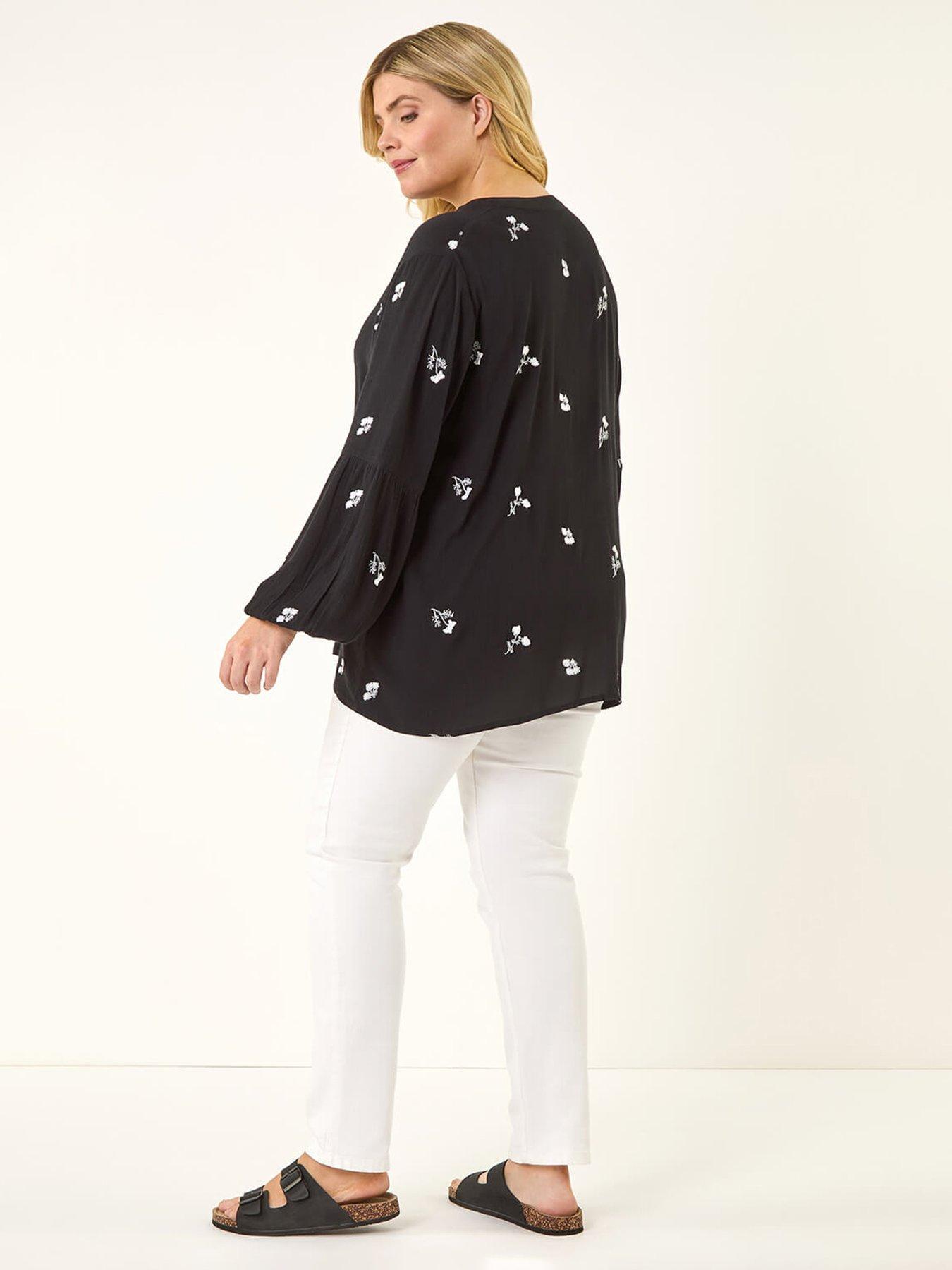 roman-curve-embroidered-woven-topstillFront