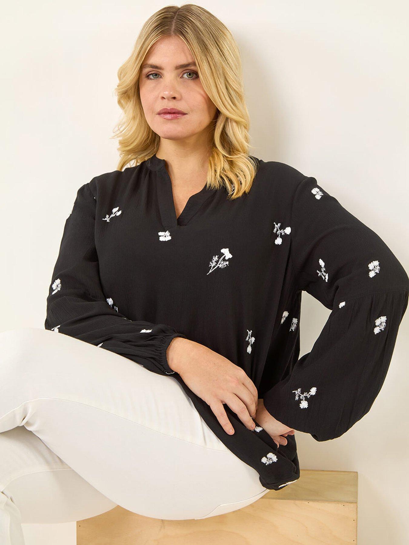 roman-curve-embroidered-woven-topoutfit