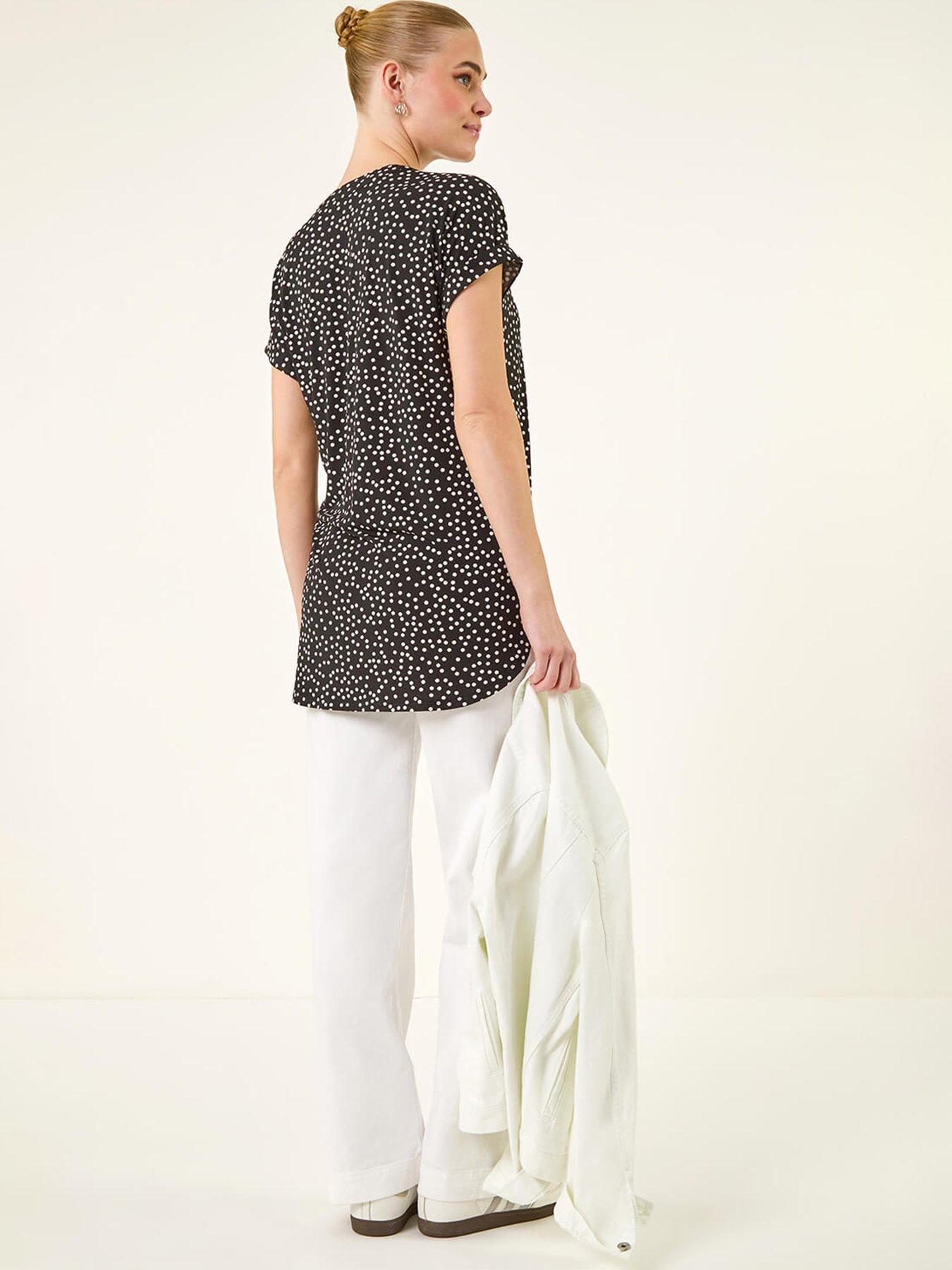 roman-polka-dot-puff-print-topstillFront