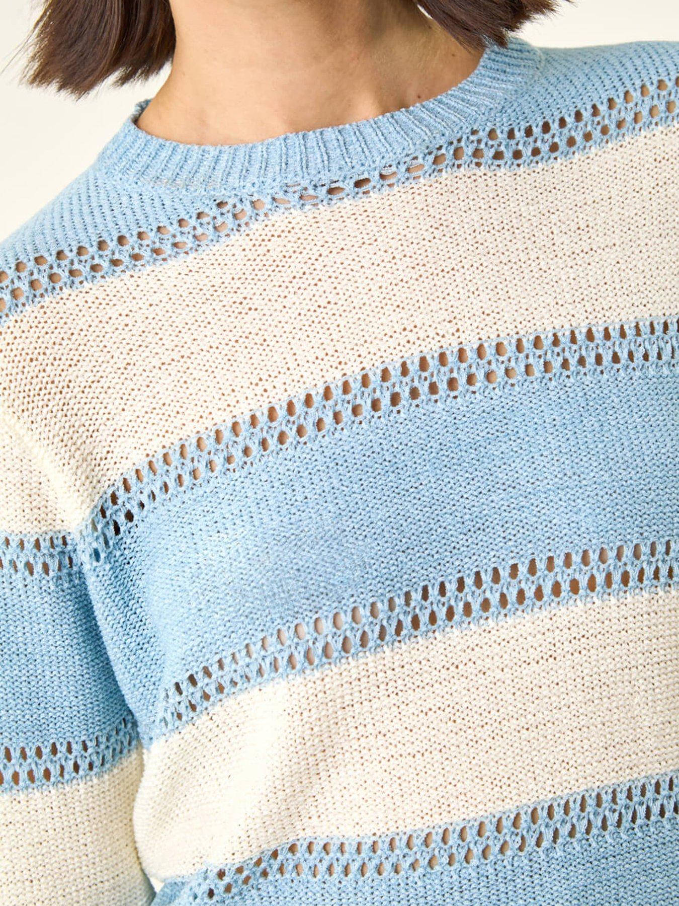 roman-light-stripe-knit-jumperdetail