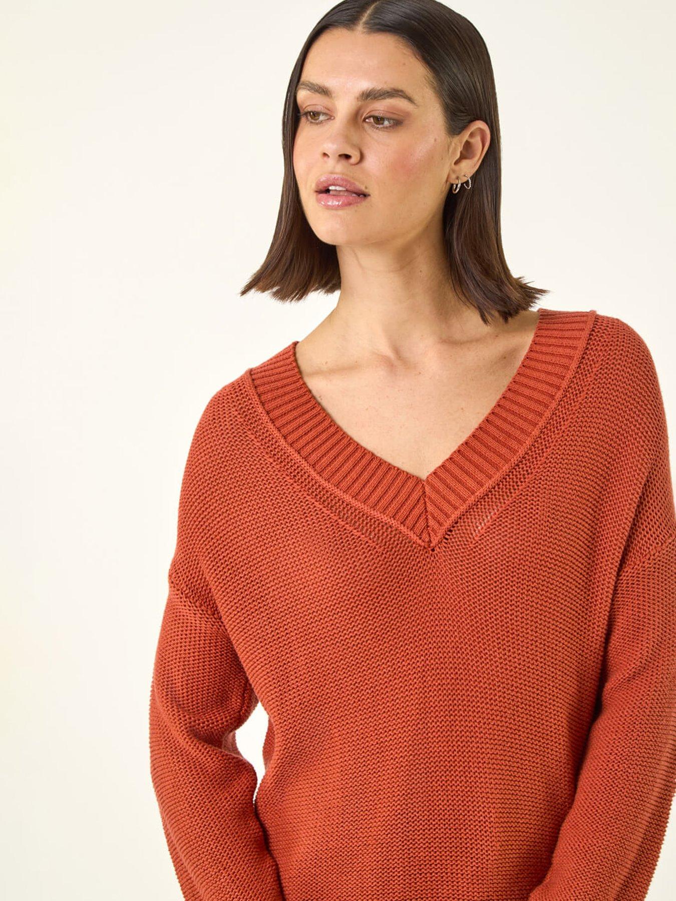 roman-ribbed-v-neck-boyfriend-jumperoutfit