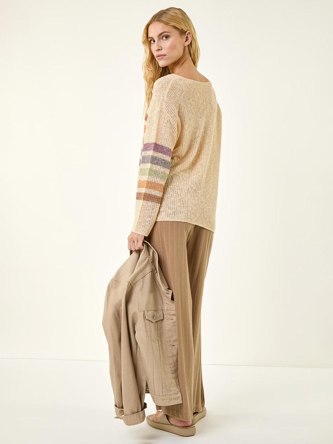 roman-stripe-v-neck-knit-jumperstillFront
