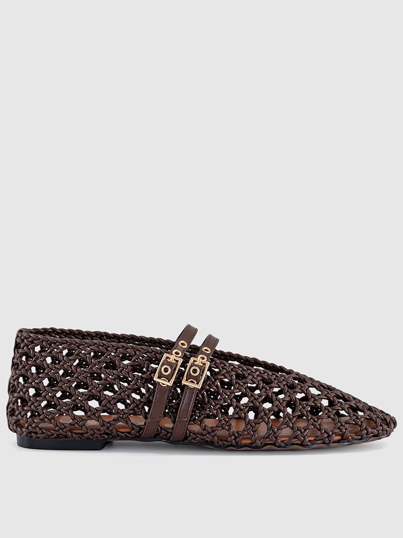OFFICE Flirt - Woven Mary Jane - Brown