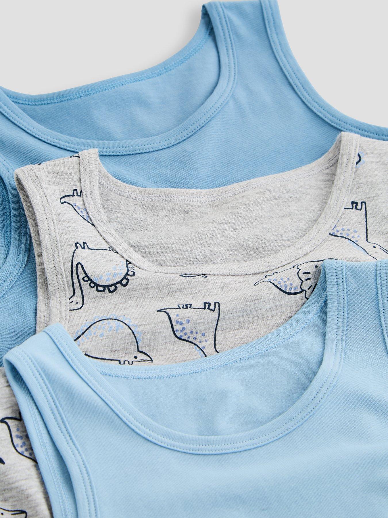 Image 5 of 5 of The Very Collection Boys' 3 Pack Dino Vest (18 months - 7 years) - Multi