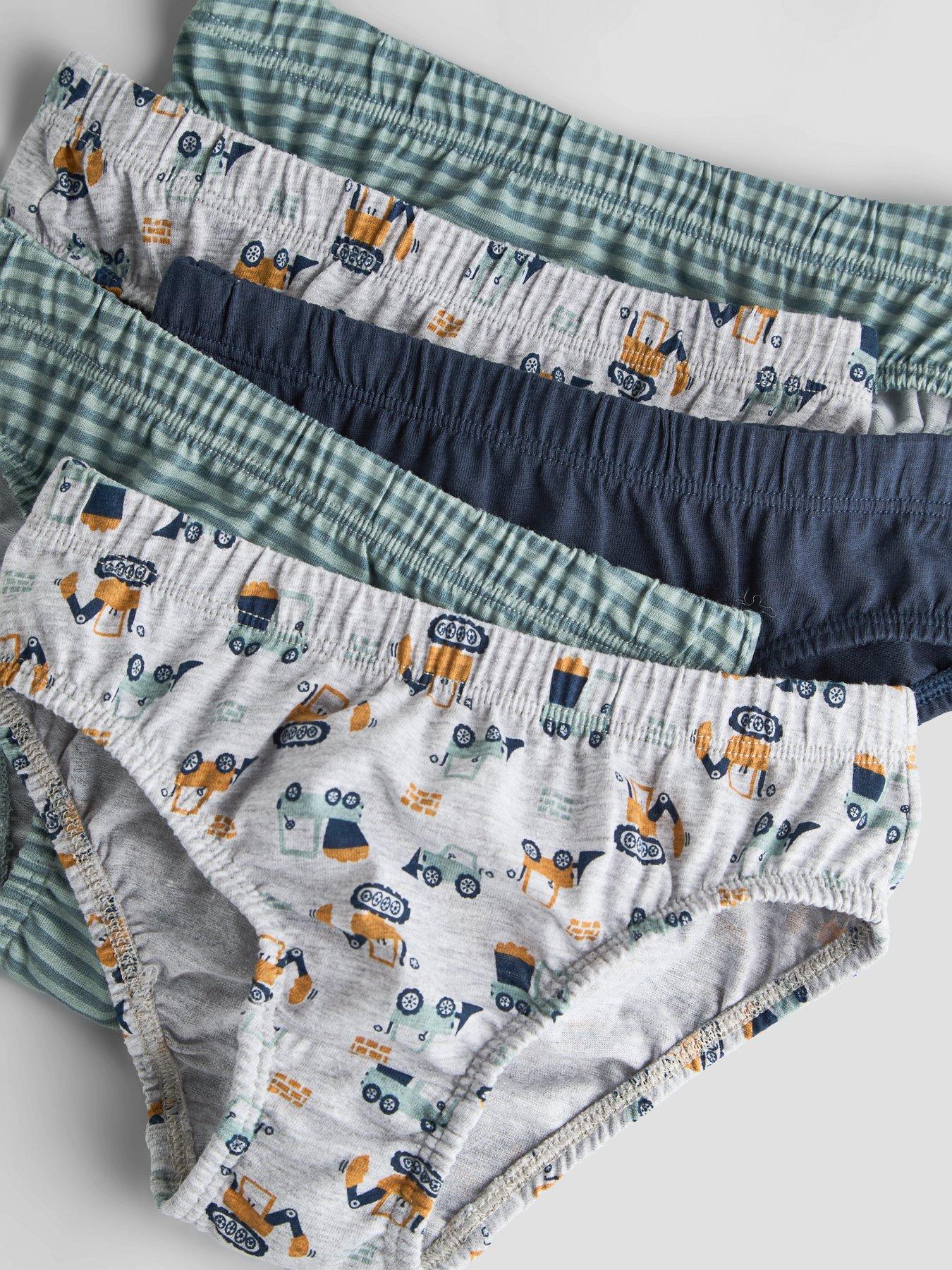 Image 4 of 5 of The Very Collection Boys' 5 Pack Transport Briefs (18 months - 7 years) - Multi