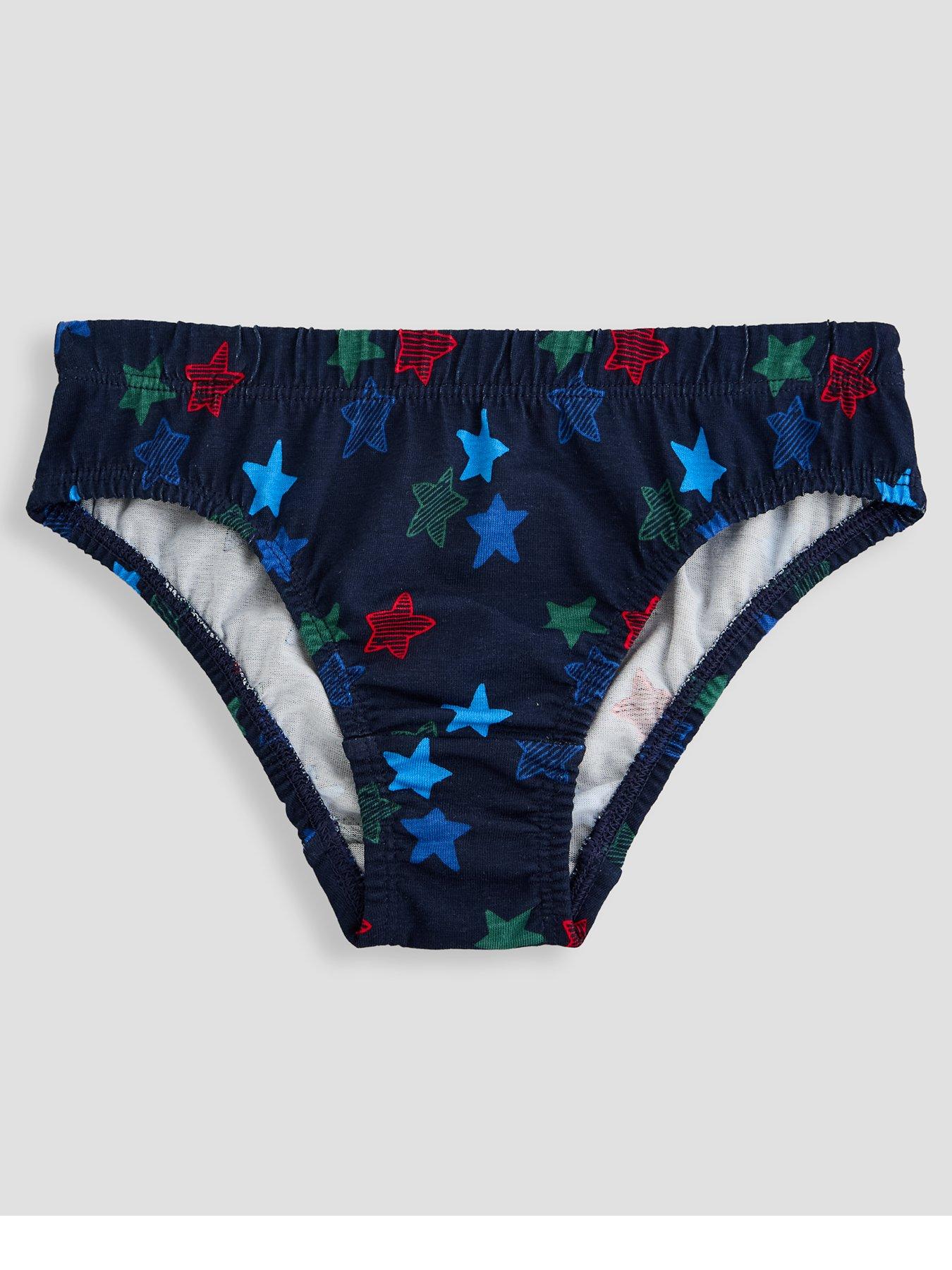 Image 2 of 5 of The Very Collection Toddler Boys' 7 Pack Stars Briefs (18 months - 7 years) - Blue