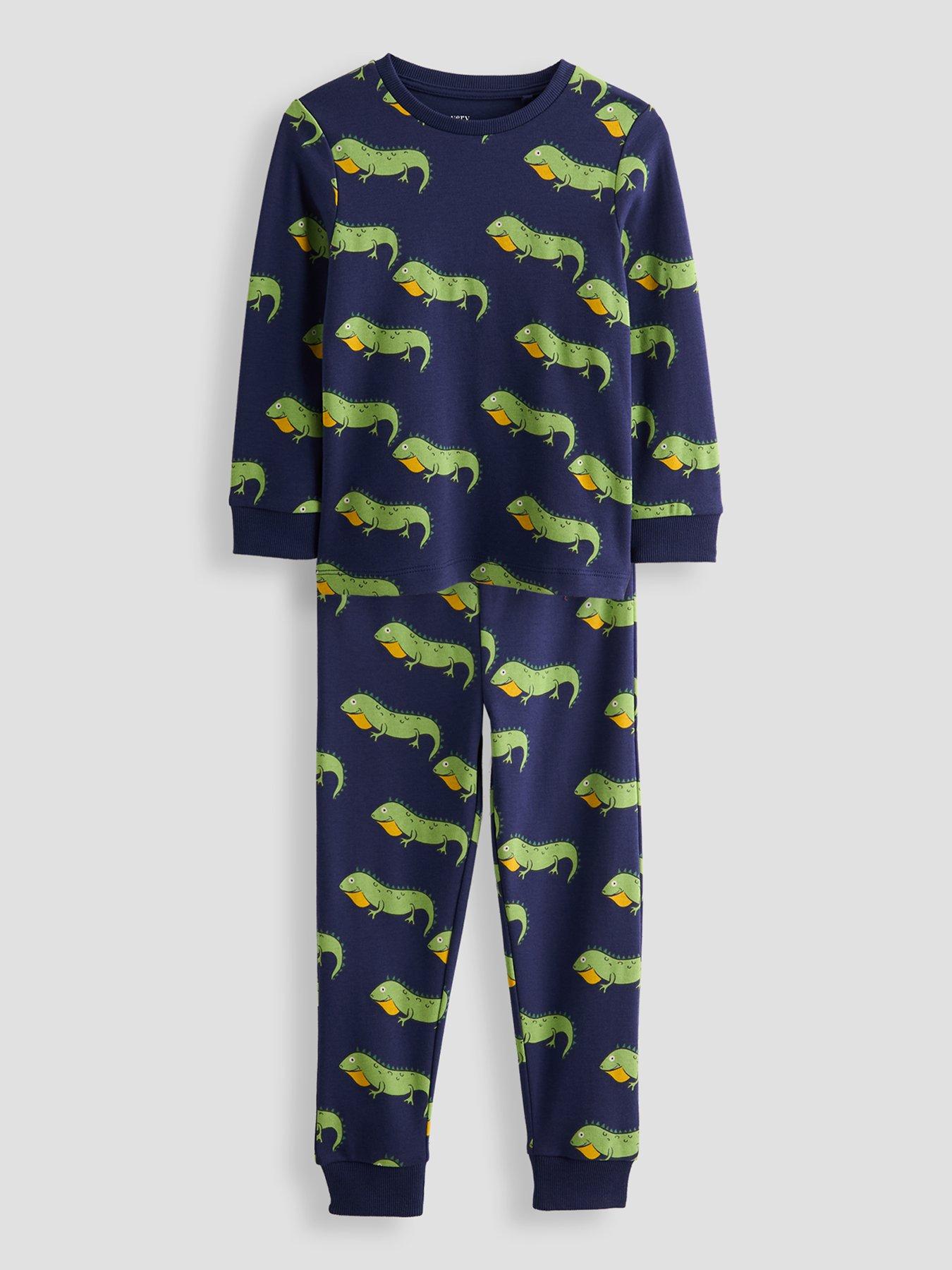 Image 2 of 5 of The Very Collection 3 Pack Safari Print Long Sleeve Pyjamas (9 months - 7 years) - Multi