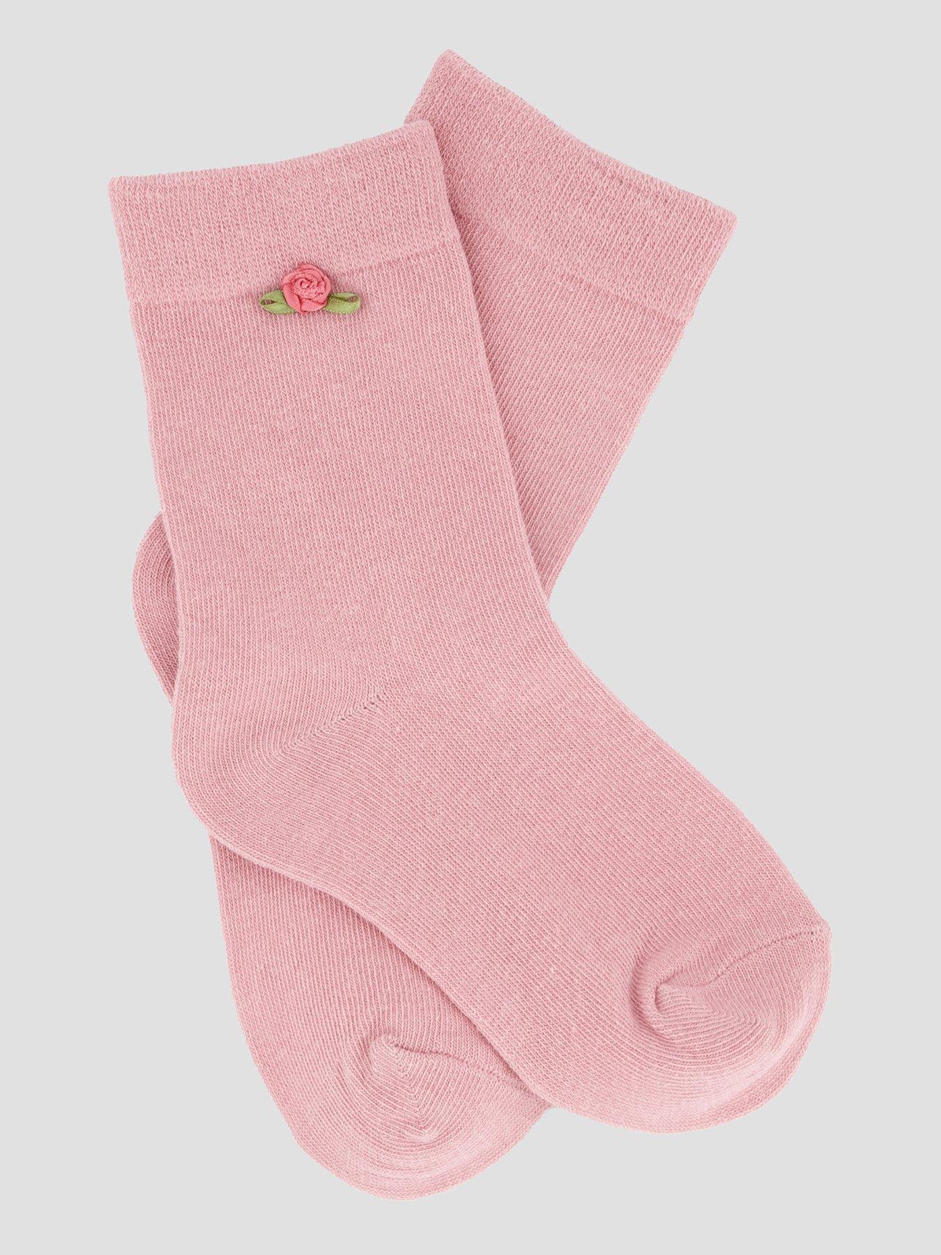 Image 2 of 3 of The Very Collection 5 Pack Frill Sock - Pink