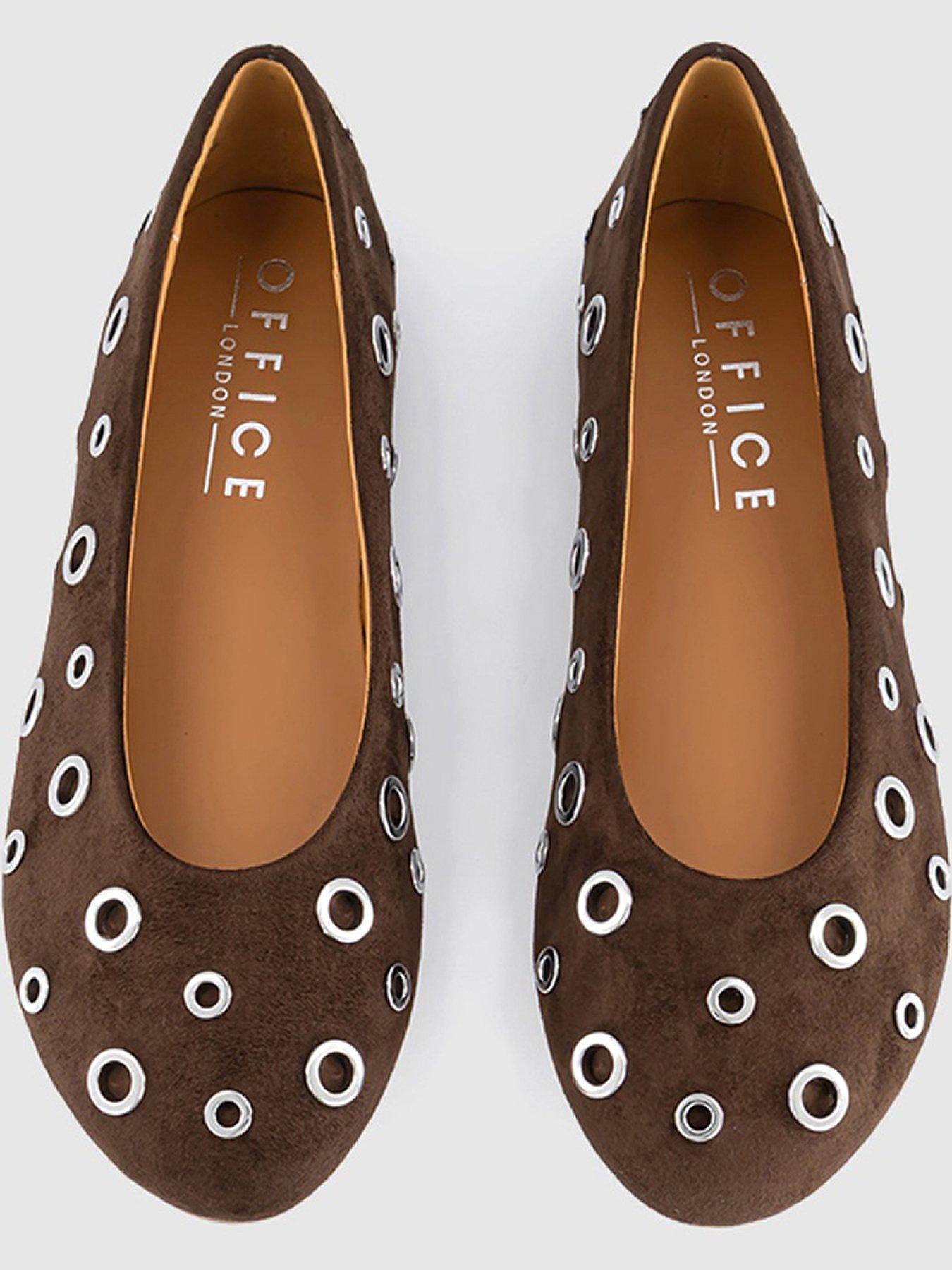 Image 2 of 4 of OFFICE Forever - Rivet Hardware Ballerina - Brown