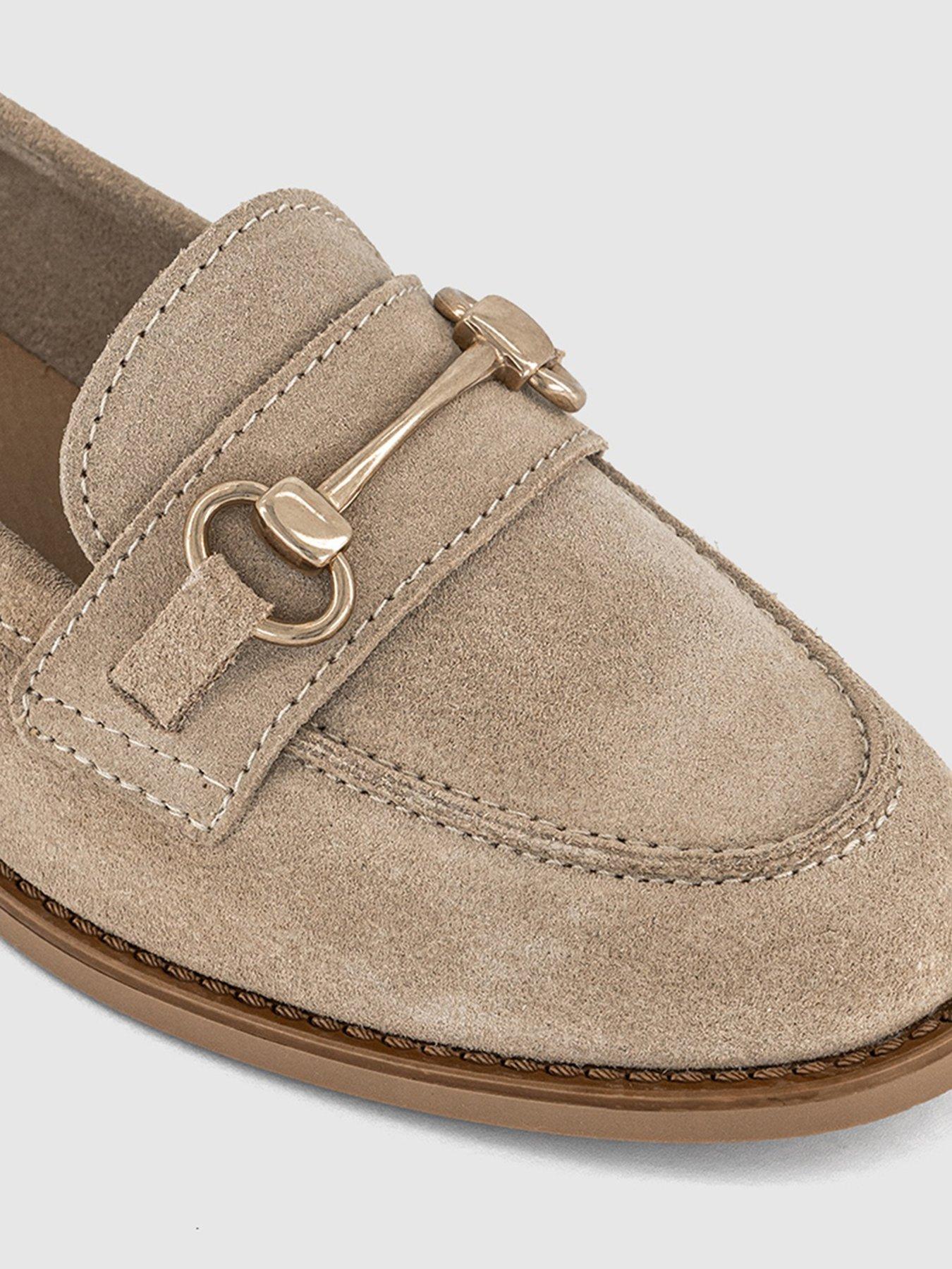 Image 2 of 3 of OFFICE Fountain - Snaffle Loafer - Beige Suede