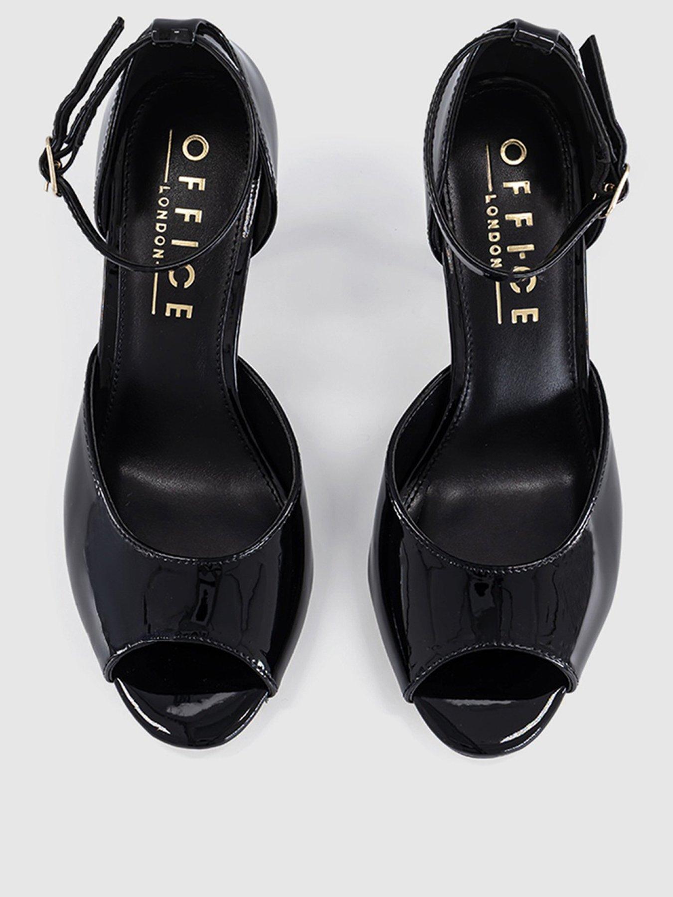 office-harlequin-peep-toe-heeled-sandal-blackstillFront