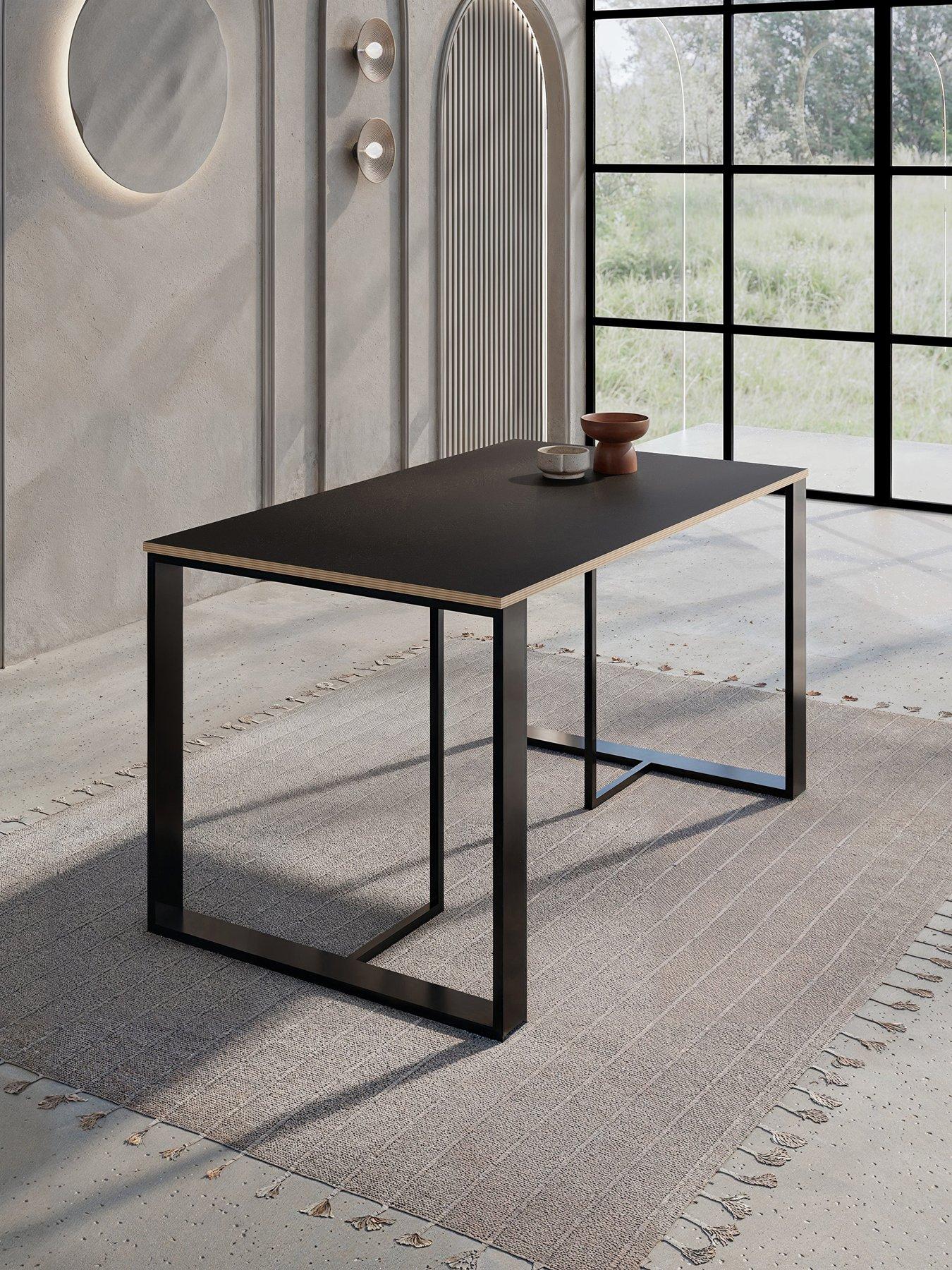 Decortie Lenora Dining Table - Black