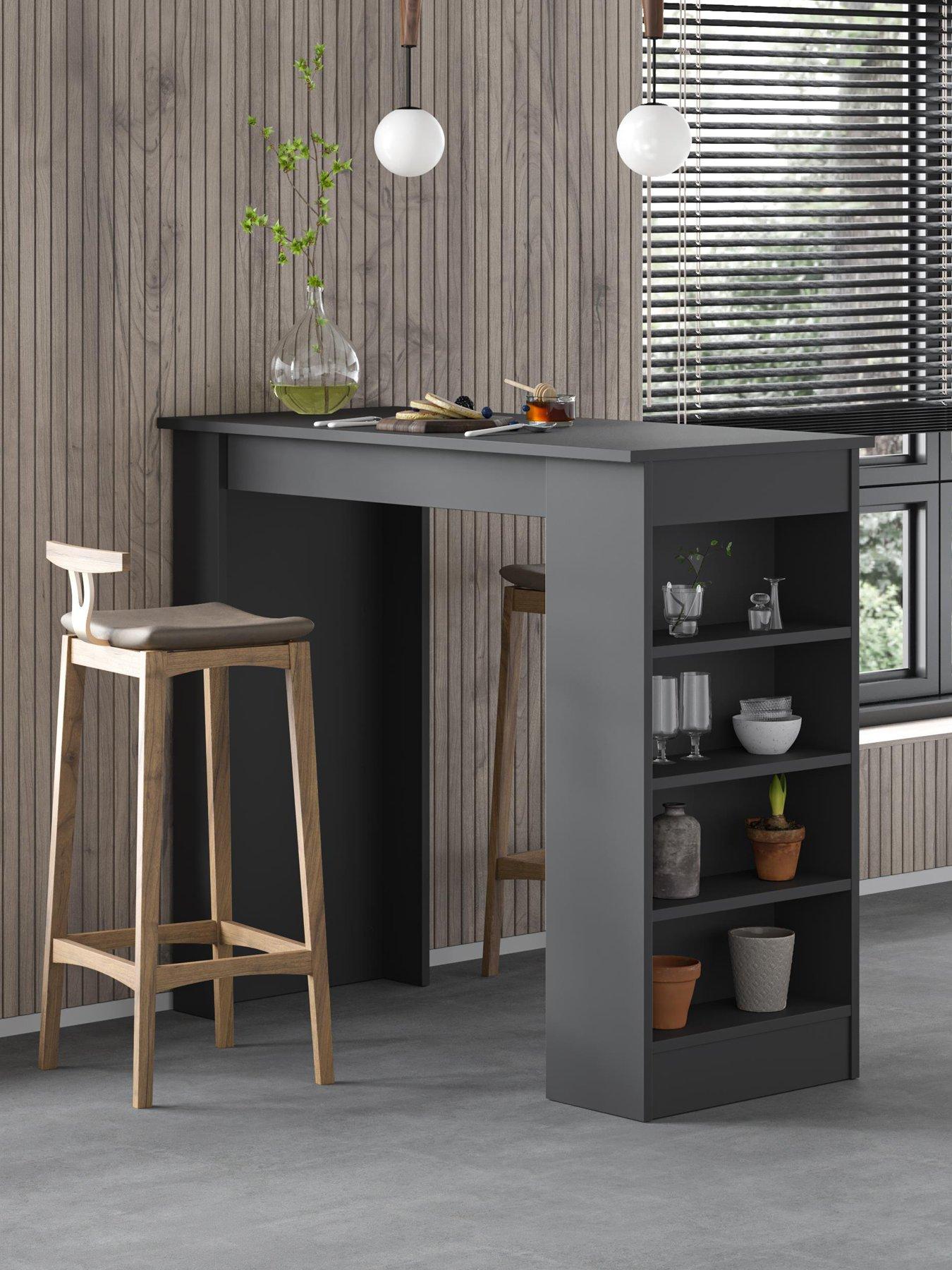 Image 1 of 6 of Decortie Swallow Bar Table - Anthracite