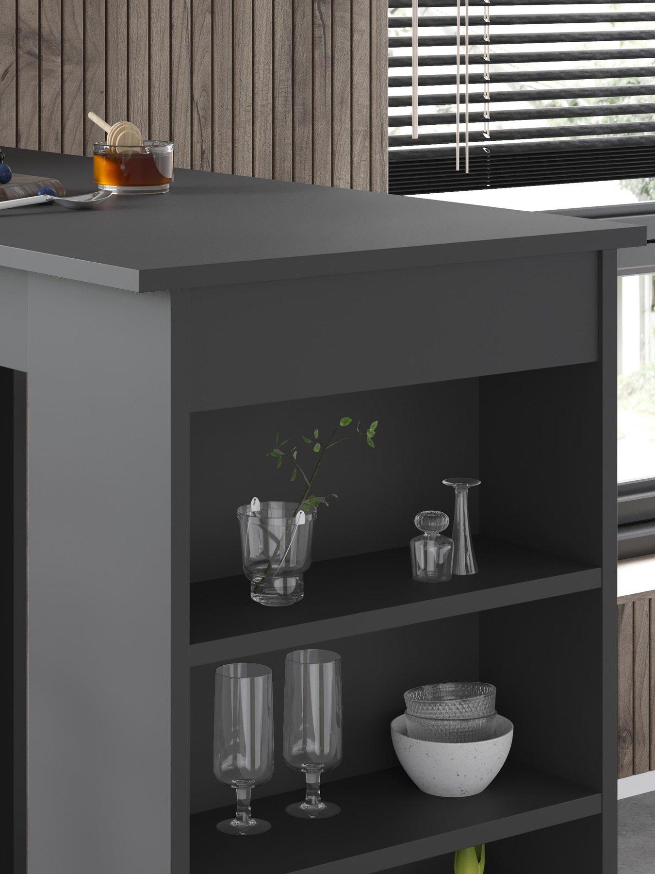 Image 4 of 6 of Decortie Swallow Bar Table - Anthracite