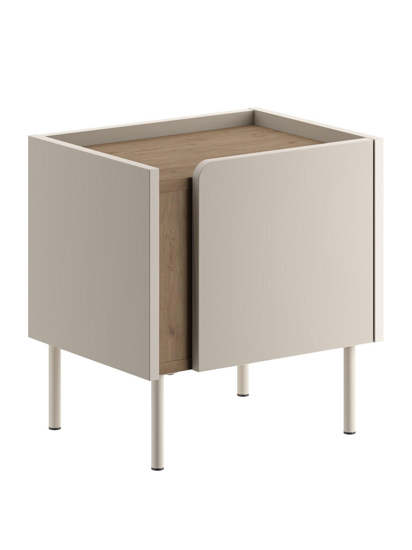 Image 2 of 7 of Decortie Norm Bedside Table - Sandstone