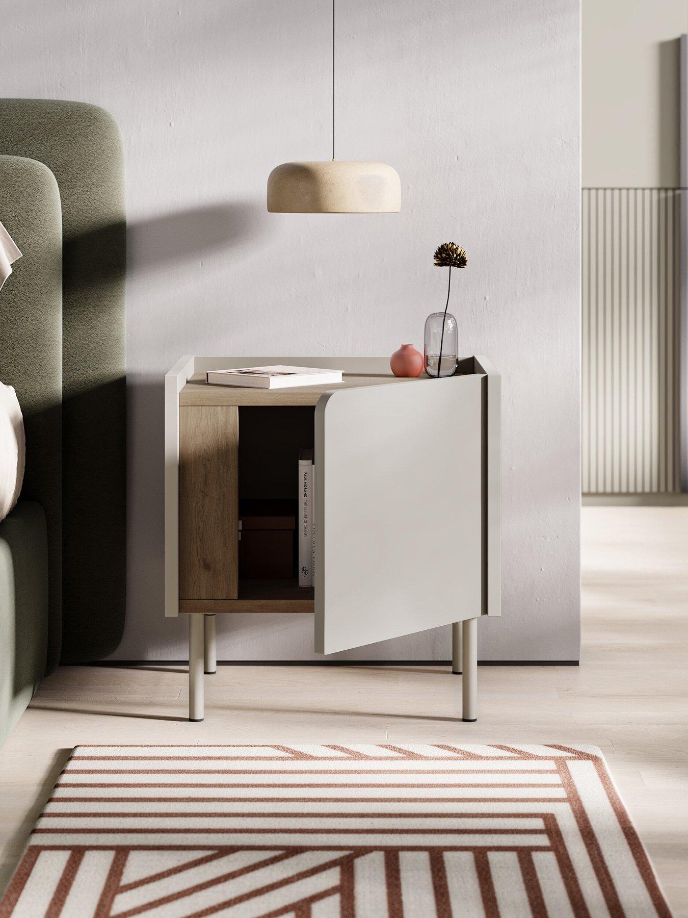 Image 4 of 7 of Decortie Norm Bedside Table - Sandstone
