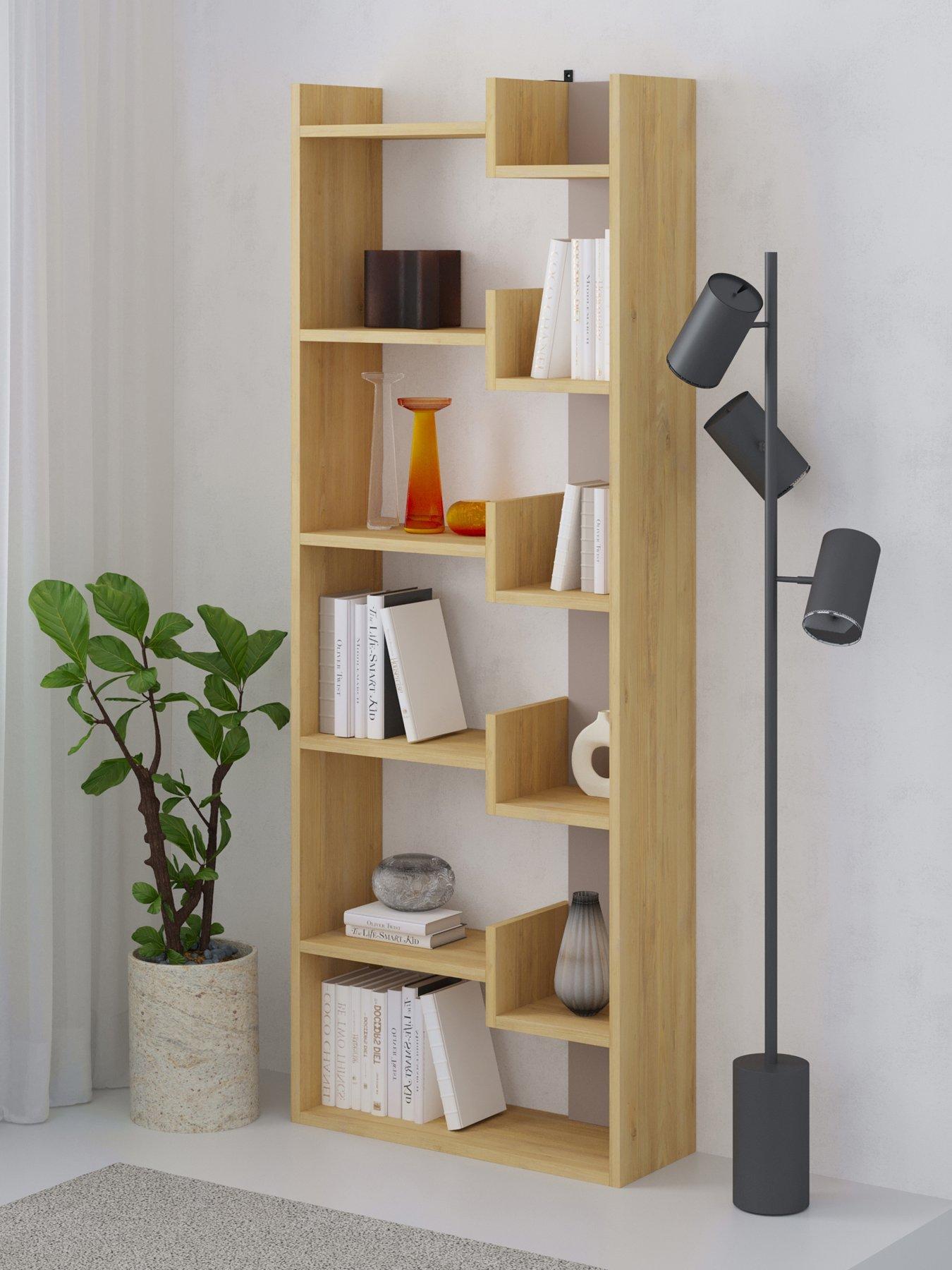 decortie-oppa-bookcase-oak-mochafront
