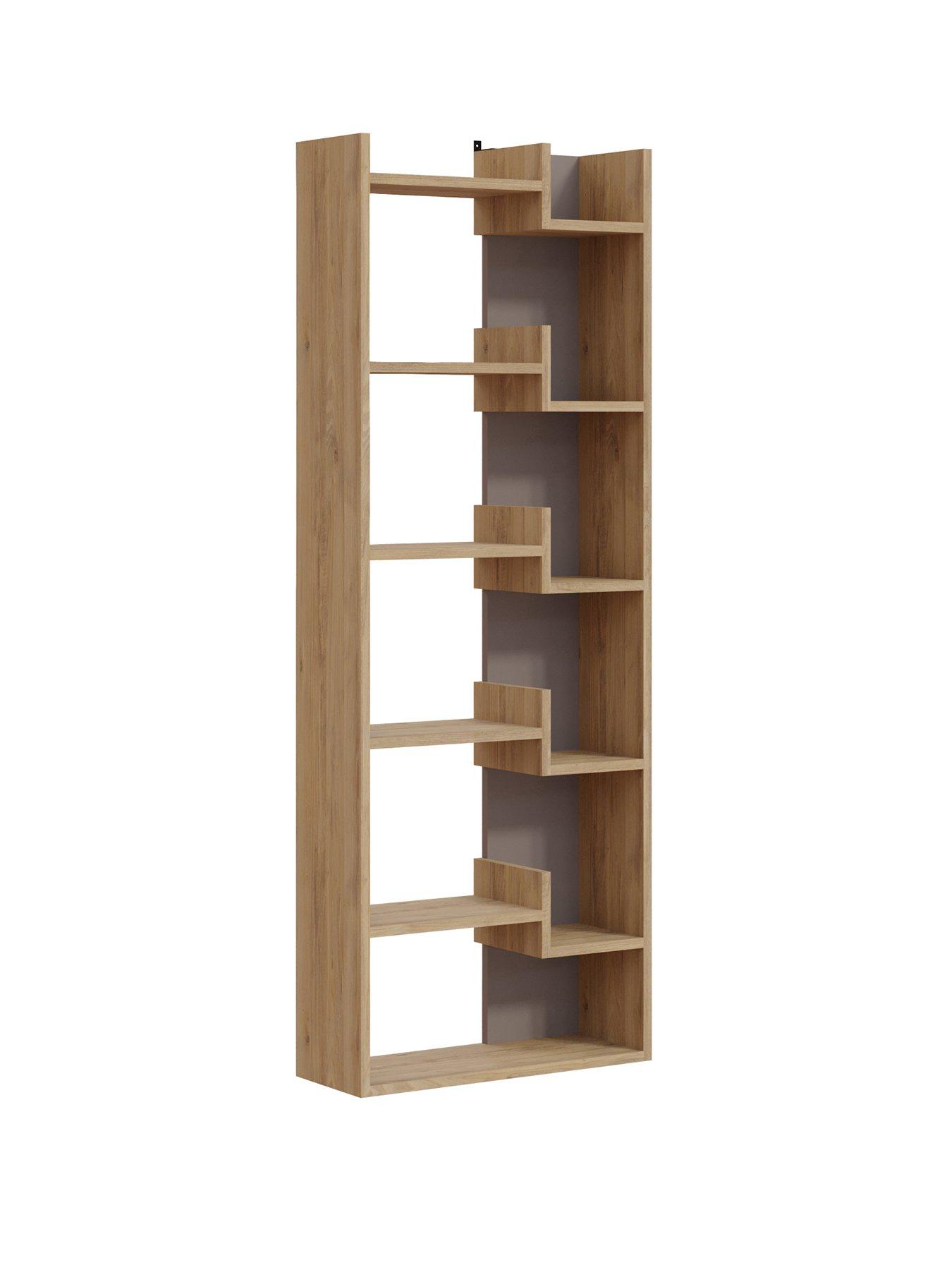 decortie-oppa-bookcase-oak-mochastillFront