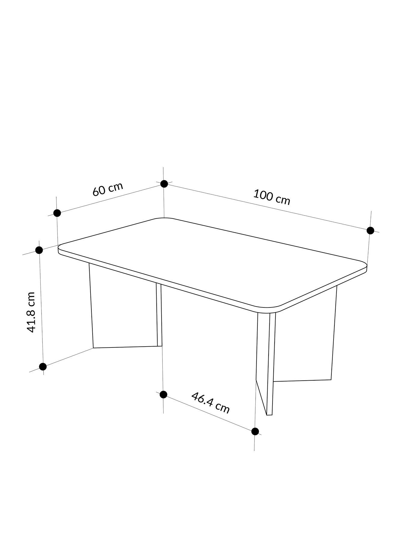 Image 5 of 6 of Decortie Sam Coffee Table - Dark Oak