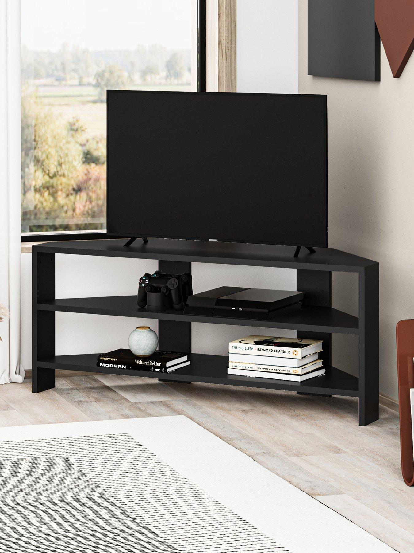 Decortie Thales Corner Tv Stand - Black