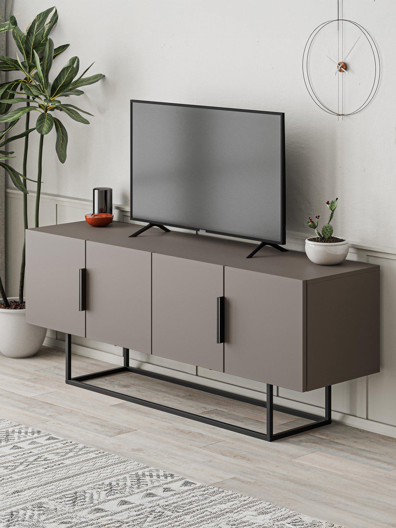 Decortie Tontini Tv Stand - Mocha
