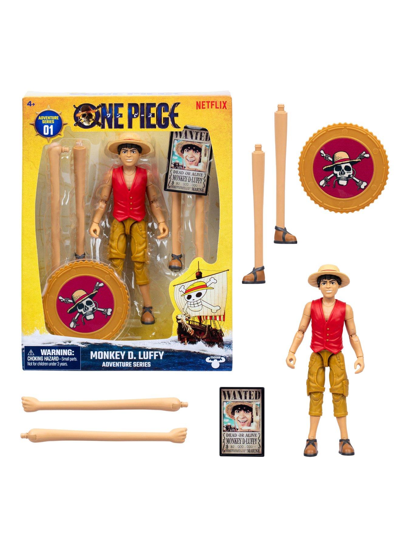 Image 2 of 8 of One Piece ONE PIECE MONKEY D. LUFFY ACTION FIGURE WITH 6 ACCESSORIES