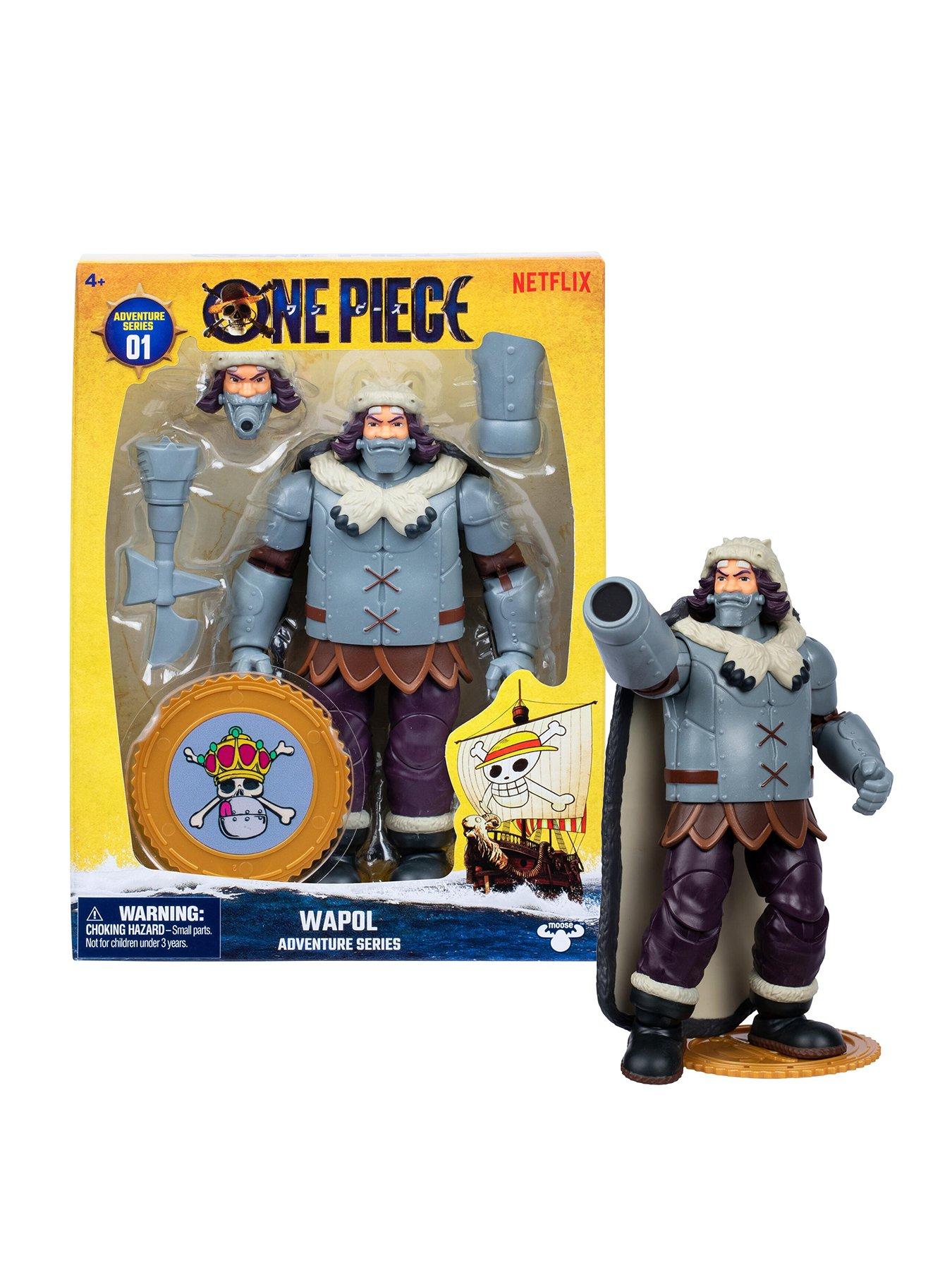 One Piece ONE PIECE WAPOL ACTION FIGURE WITH 4 ACCESSORIES