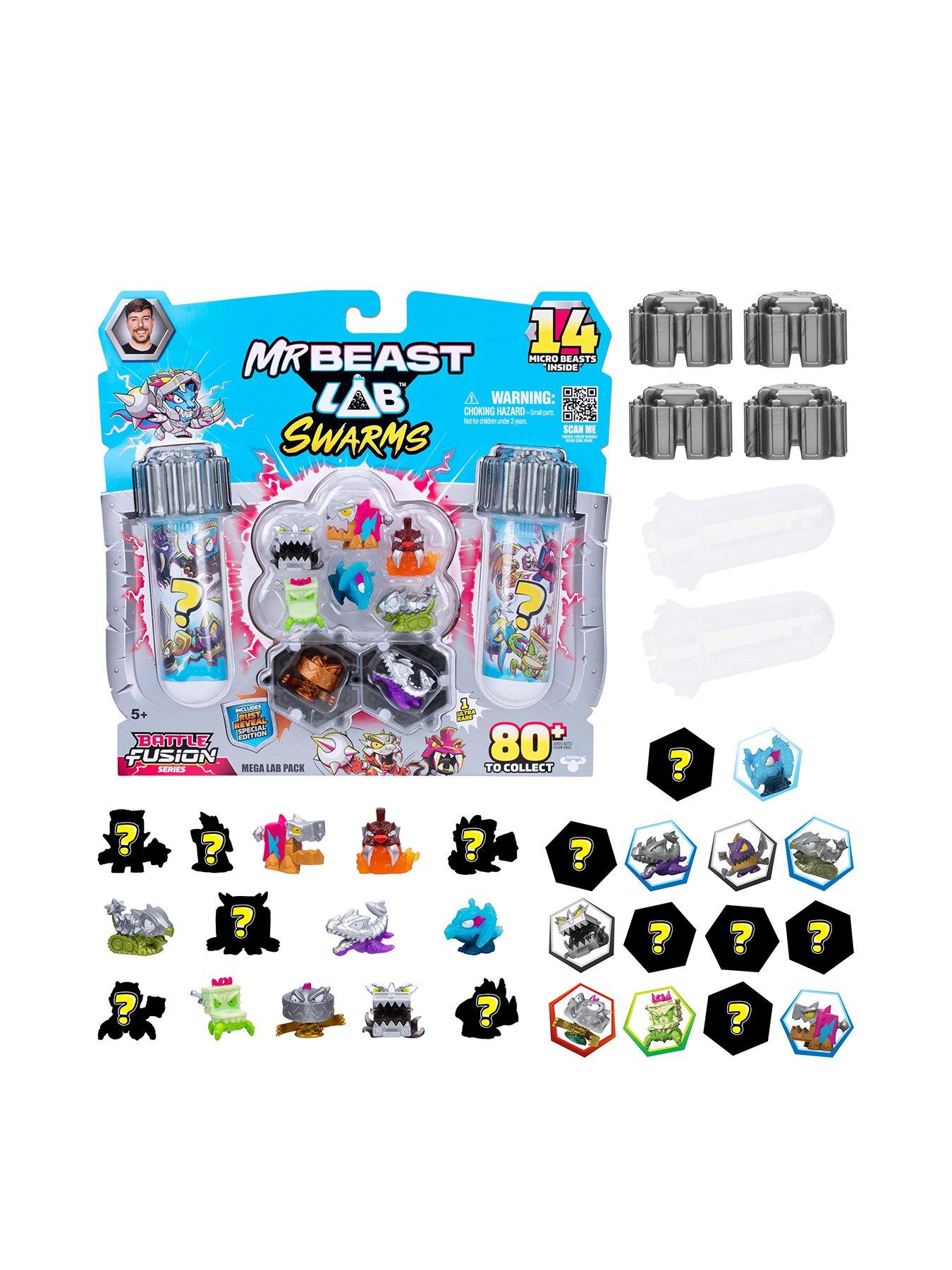 Image 1 of 3 of MrBeast Labs MRBEAST LAB SWARMS BATTLE FUSION SERIES MEGA LAB 14 PACK - HAMMERHEAD