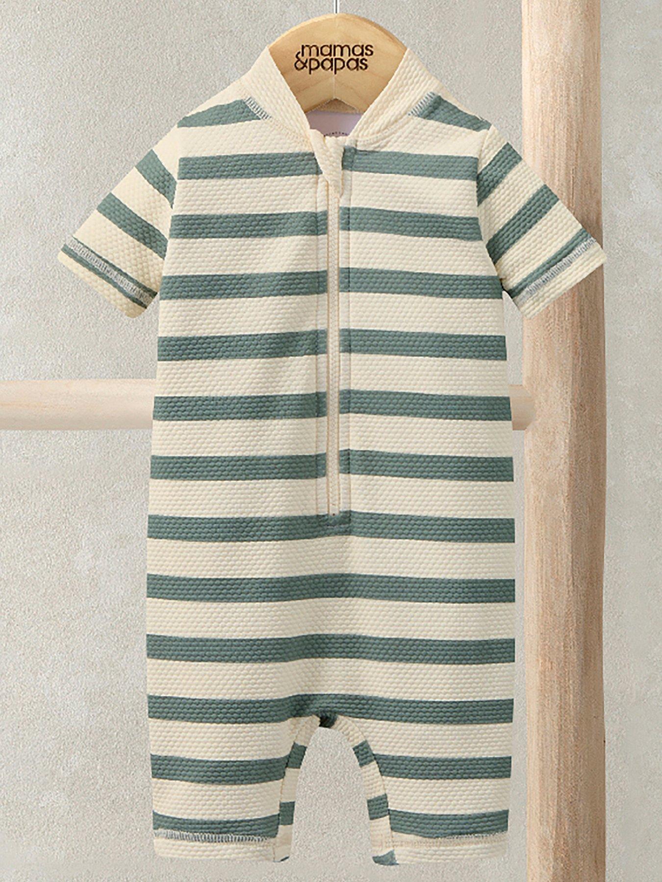 mamas-papas-baby-boys-stripe-short-sleeve-rashsuit-green